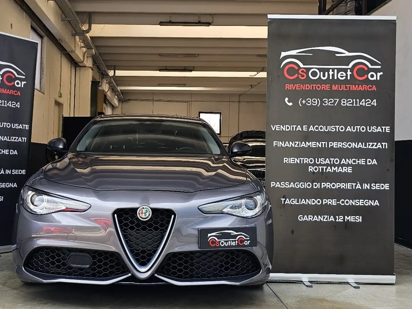 Alfa Romeo Giulia 2.2 t Veloce Q4 210cv awd auto Grigio - 1