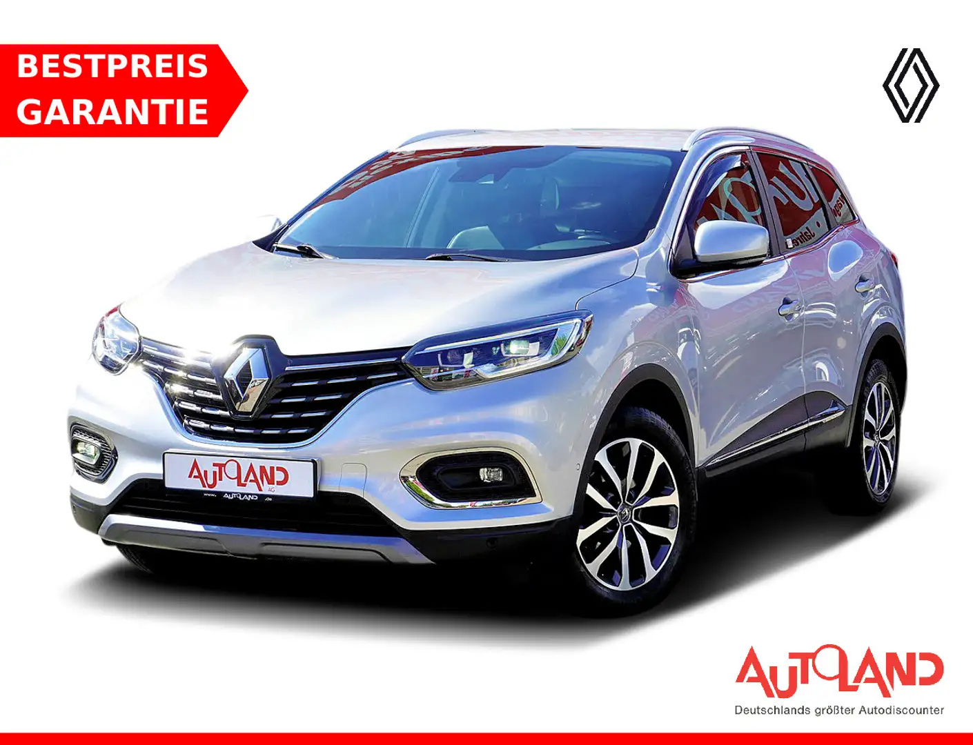 Renault Kadjar 1.3 TCE Intens Autom. LED Navi Kamera AHK Silber - 1