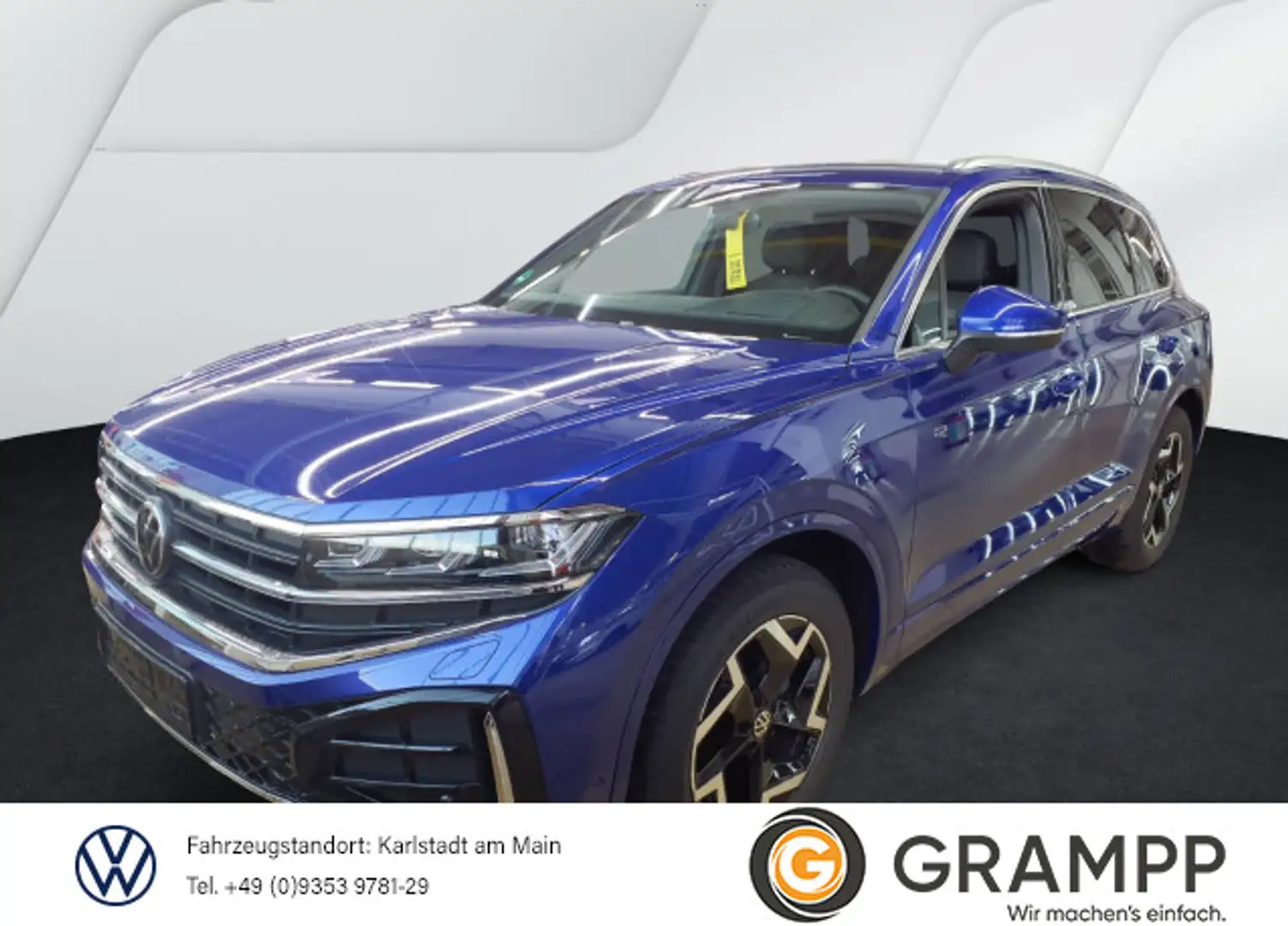 Volkswagen Touareg R-Line 3.0TDI +AHK+KAMERA+LUFT+ASSISTS+ Blau - 1