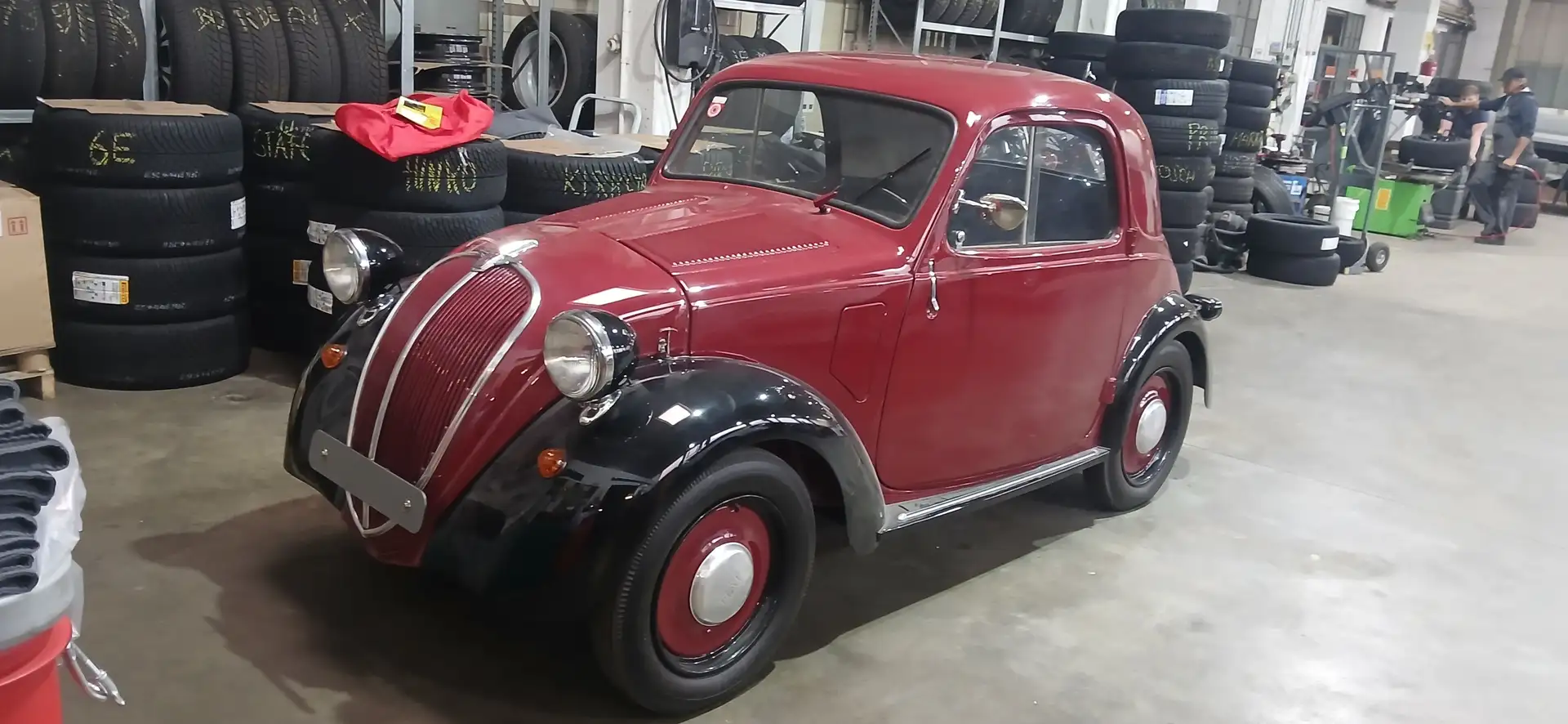 Fiat NSU "Topolino"  500A Червоний - 1