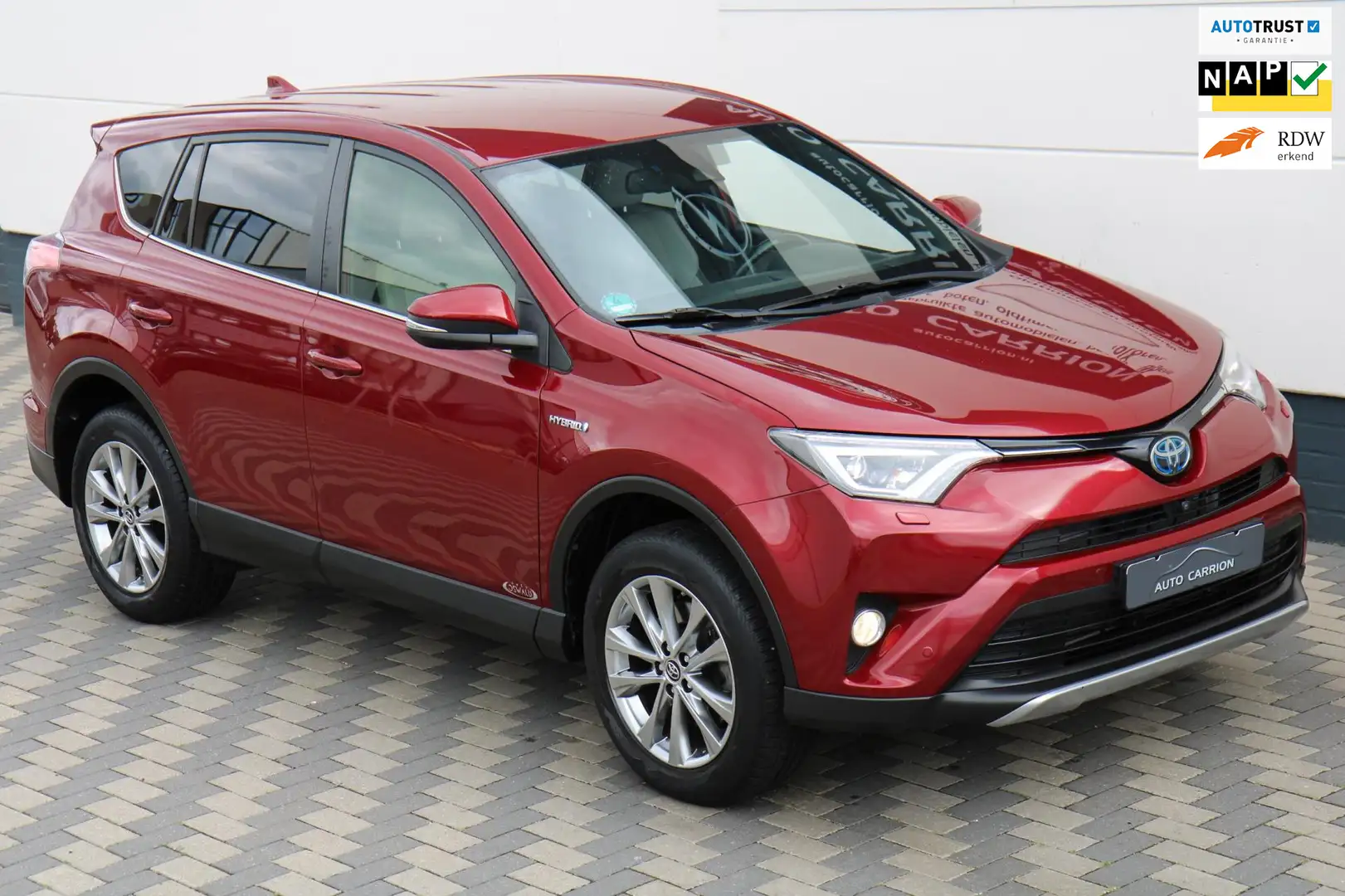 Toyota RAV 4 2.5 Hybrid 360° Camera Navi Trekhaak 1ste Eig !! Rood - 1