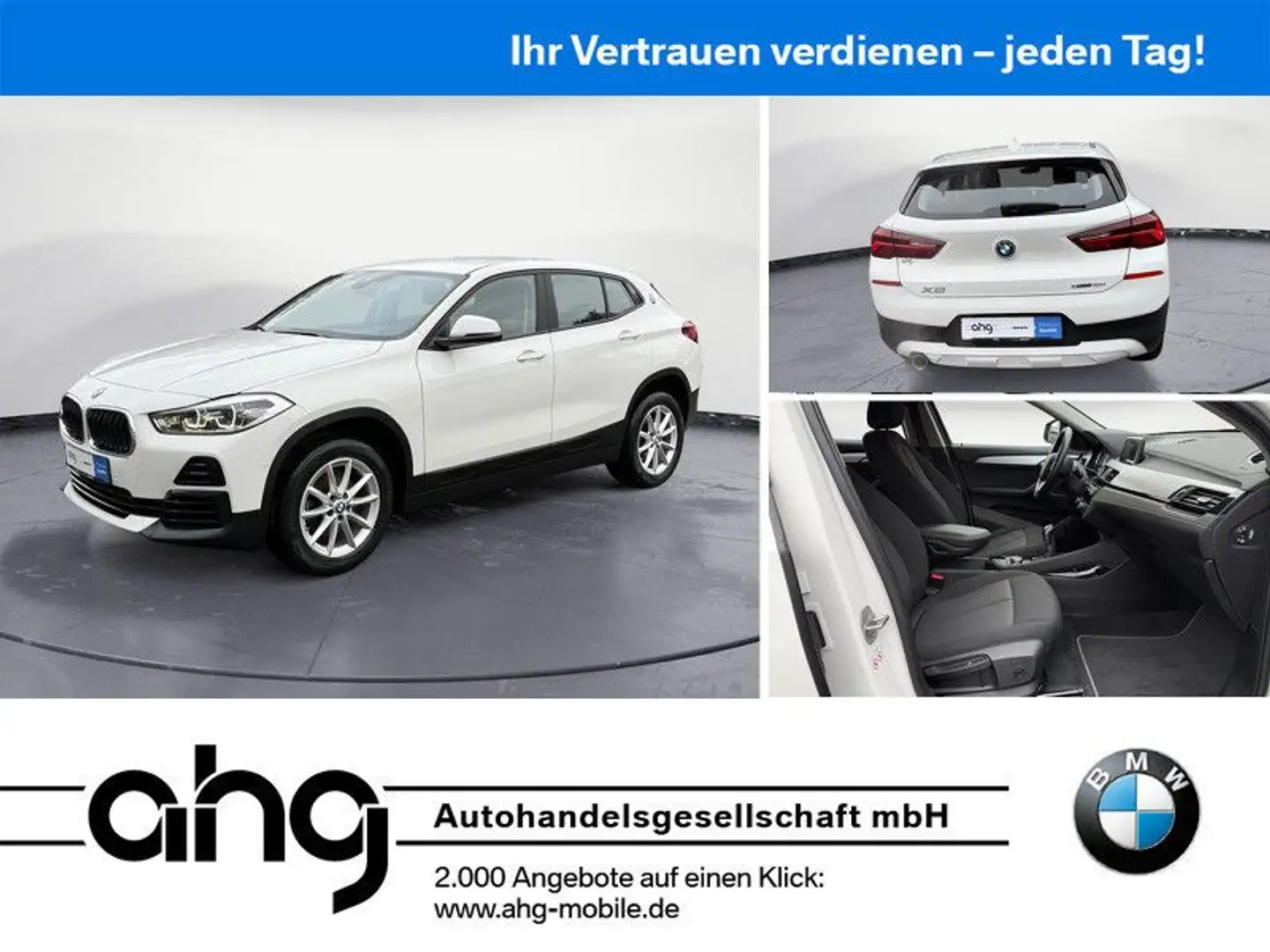 BMW X2 sDrive18i Navi Klima Sitzheizung Weiß - 1