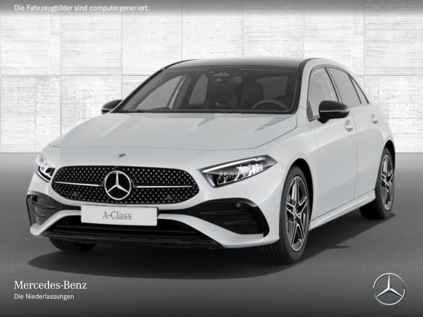 Mercedes-Benz A 180 AMG+NIGHT+PANO+LED+KAMERA+KEYLESS+7G Weiß - 2