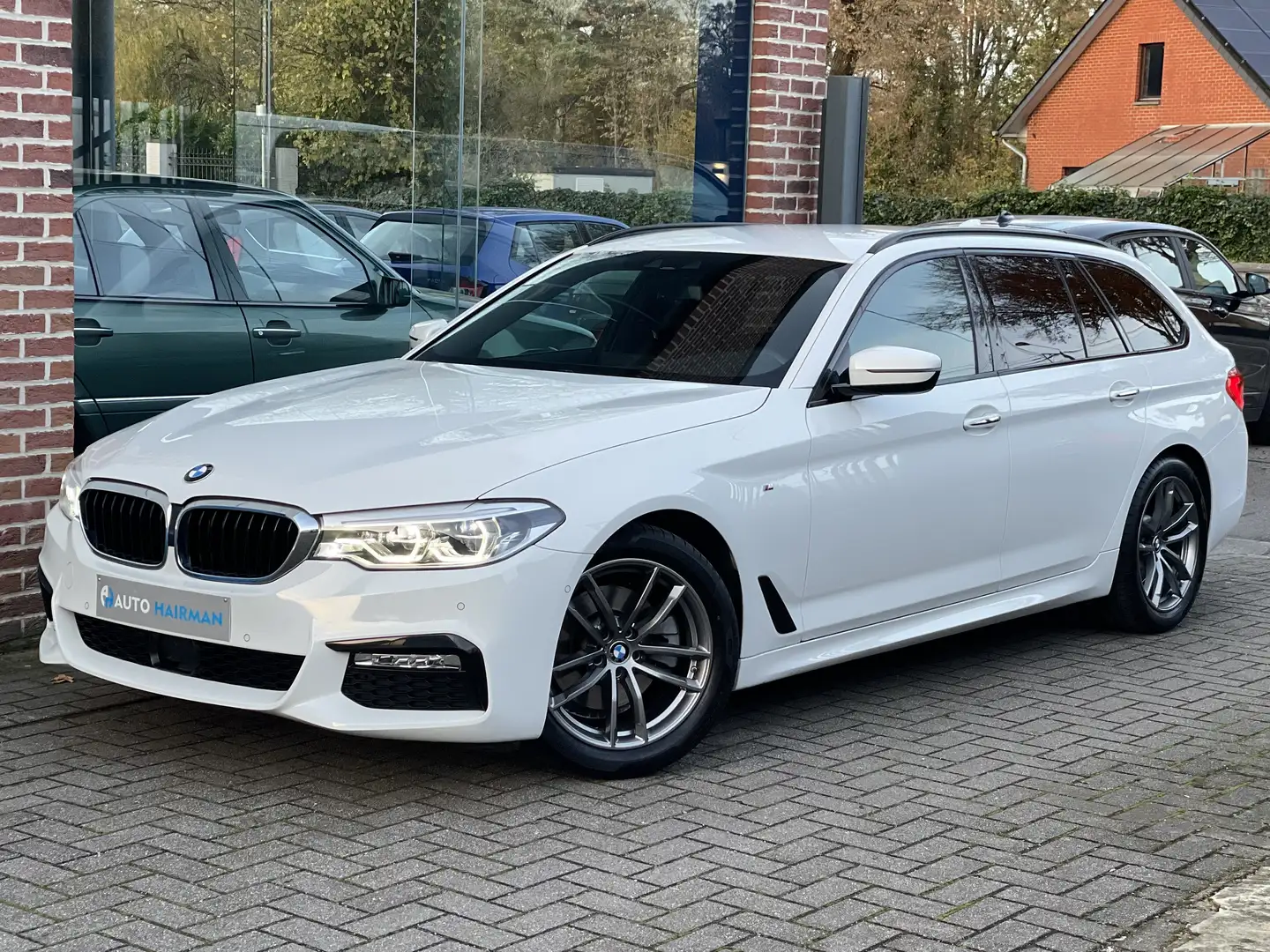 BMW 520 dA TOURING PACK-M INT/EXT SHADOW LINE Blanc - 1