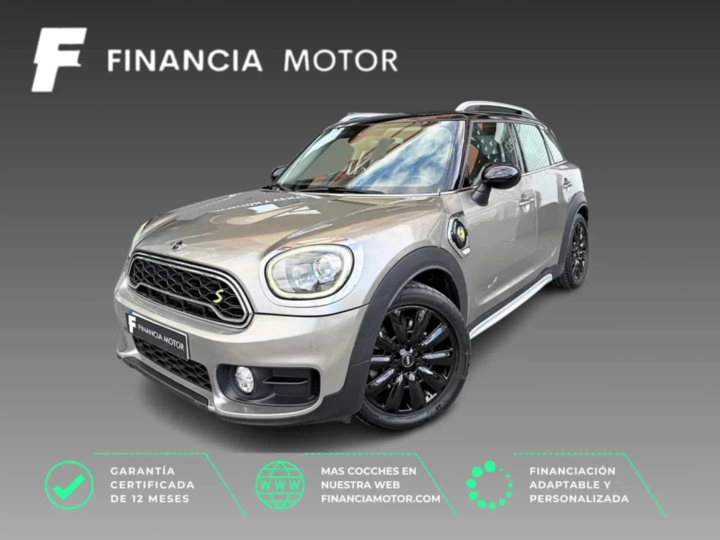 MINI Cooper Countryman S E ALL4 Gris - 1