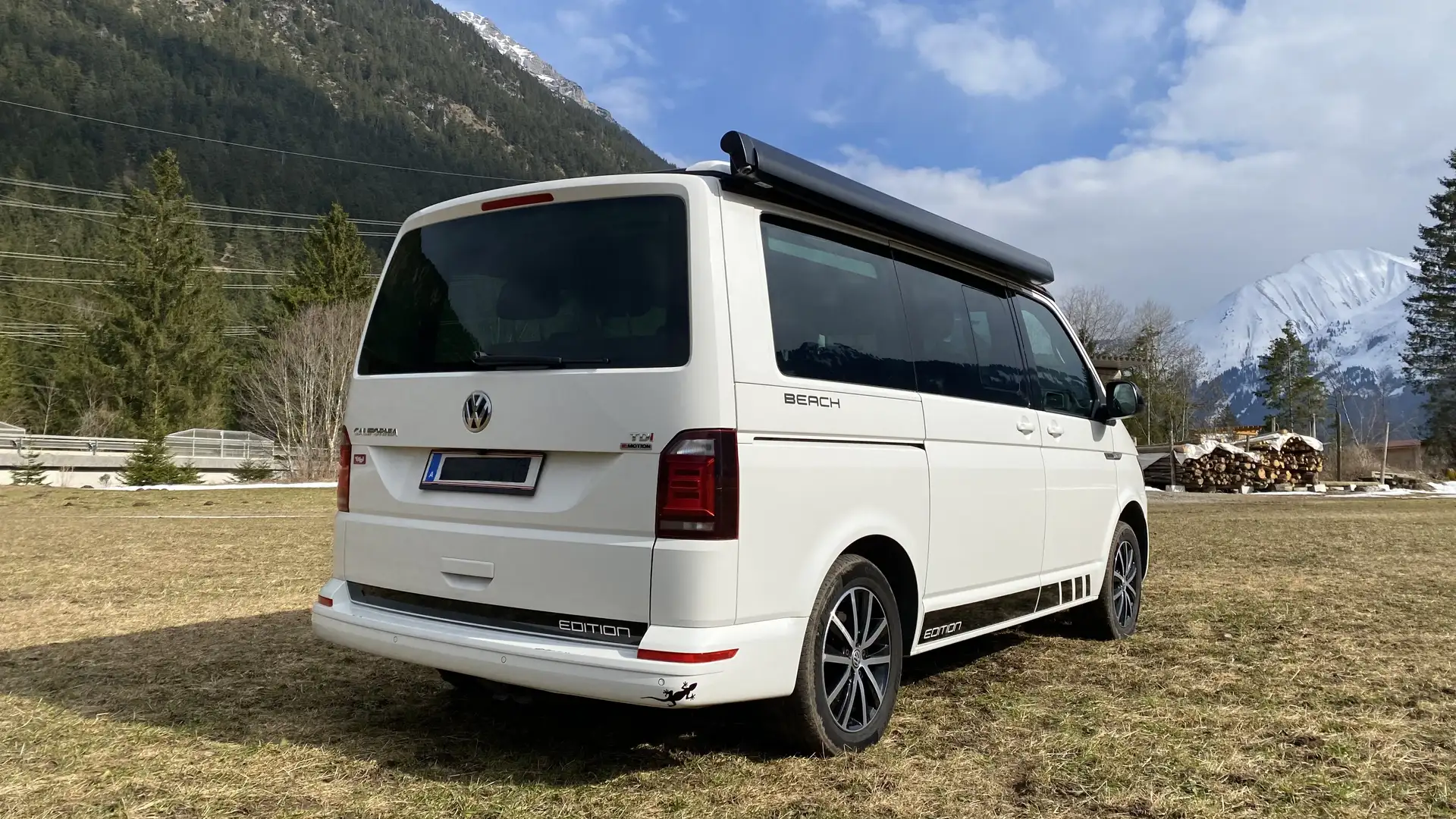 Volkswagen T6 California T6.1 Beach Edition 4Motion Automatik Standheizung Weiß - 2