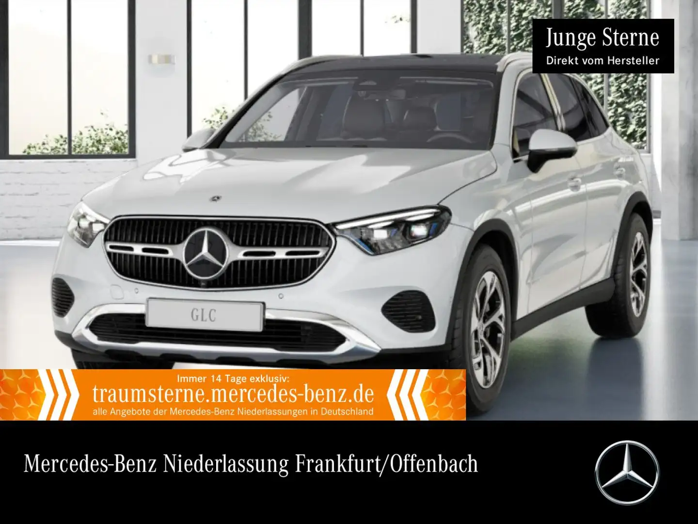 Mercedes-Benz GLC 300 de 4M AVANTG+PANO+360+BURMESTER+TOTW+9G Weiß - 1