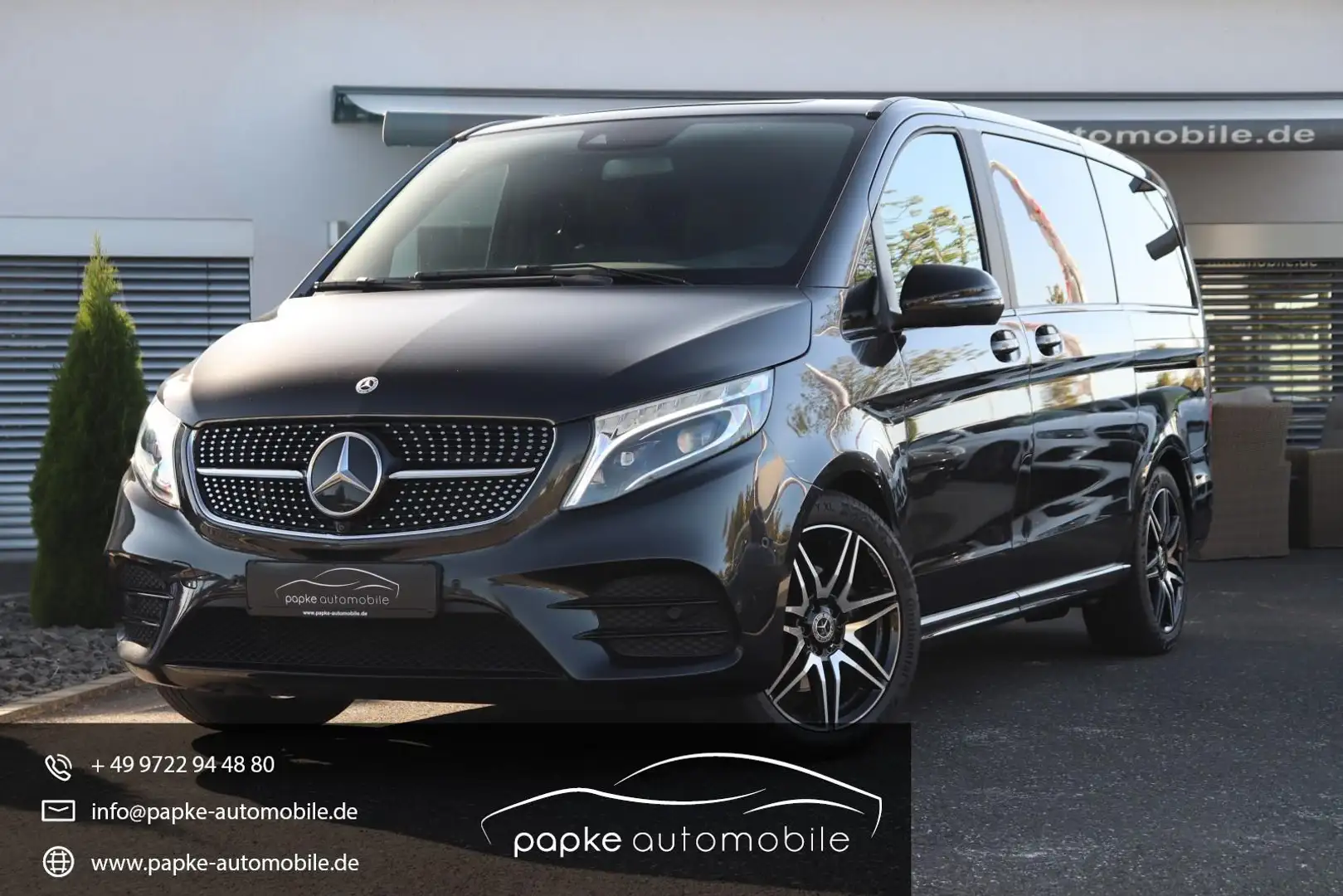 Mercedes-Benz V 300 d AMG-Line +ASSISTENT+AHK+NIGHT+2xSCHIEBETÜR+ Grau - 1