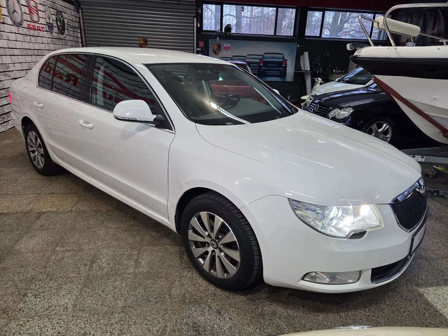 Skoda Superb Family *Tüv & Service NEU* Blanc - 2