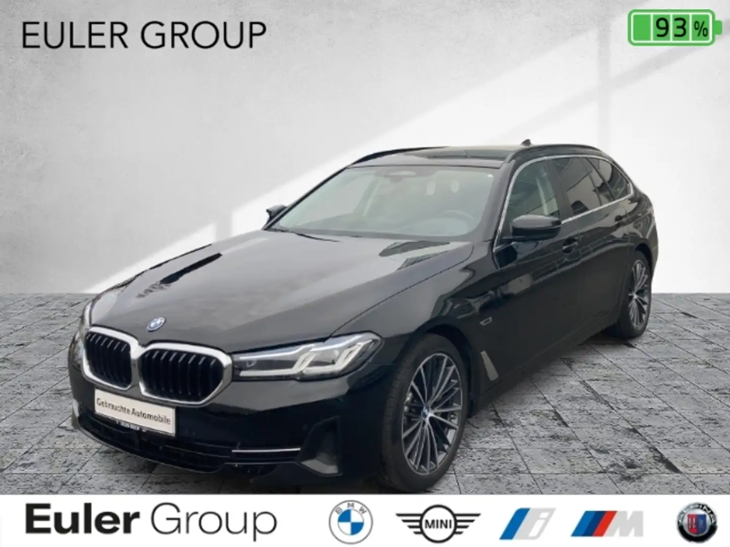 BMW 520 e HUD ACC Luftfederung AHK El. Panodach Memory Sit Noir - 1