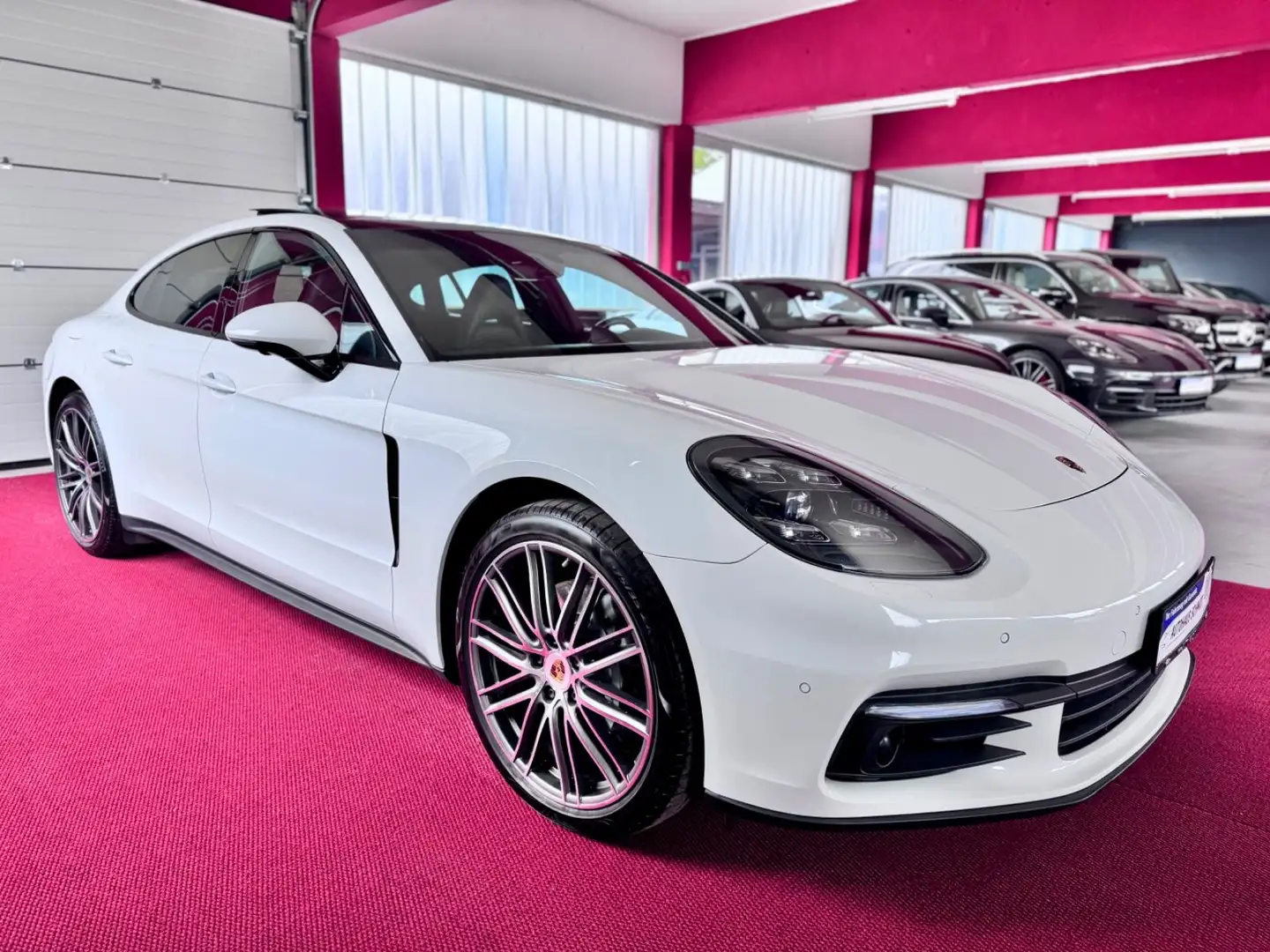Porsche Panamera 4S Pano ACC 360°Luft 21"Sportabgas Biały - 2
