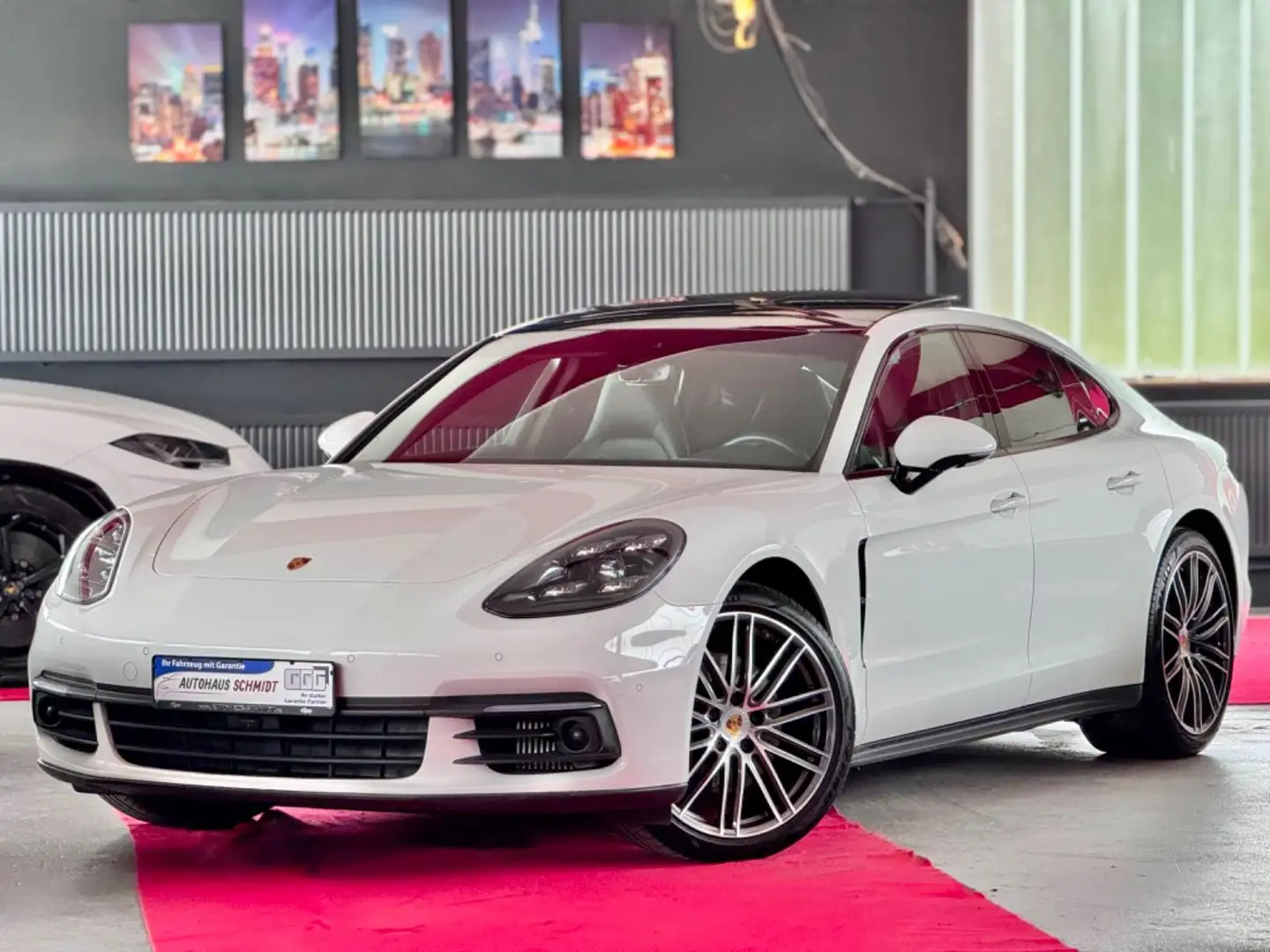 Porsche Panamera 4S Pano ACC 360°Luft 21"Sportabgas Biały - 1