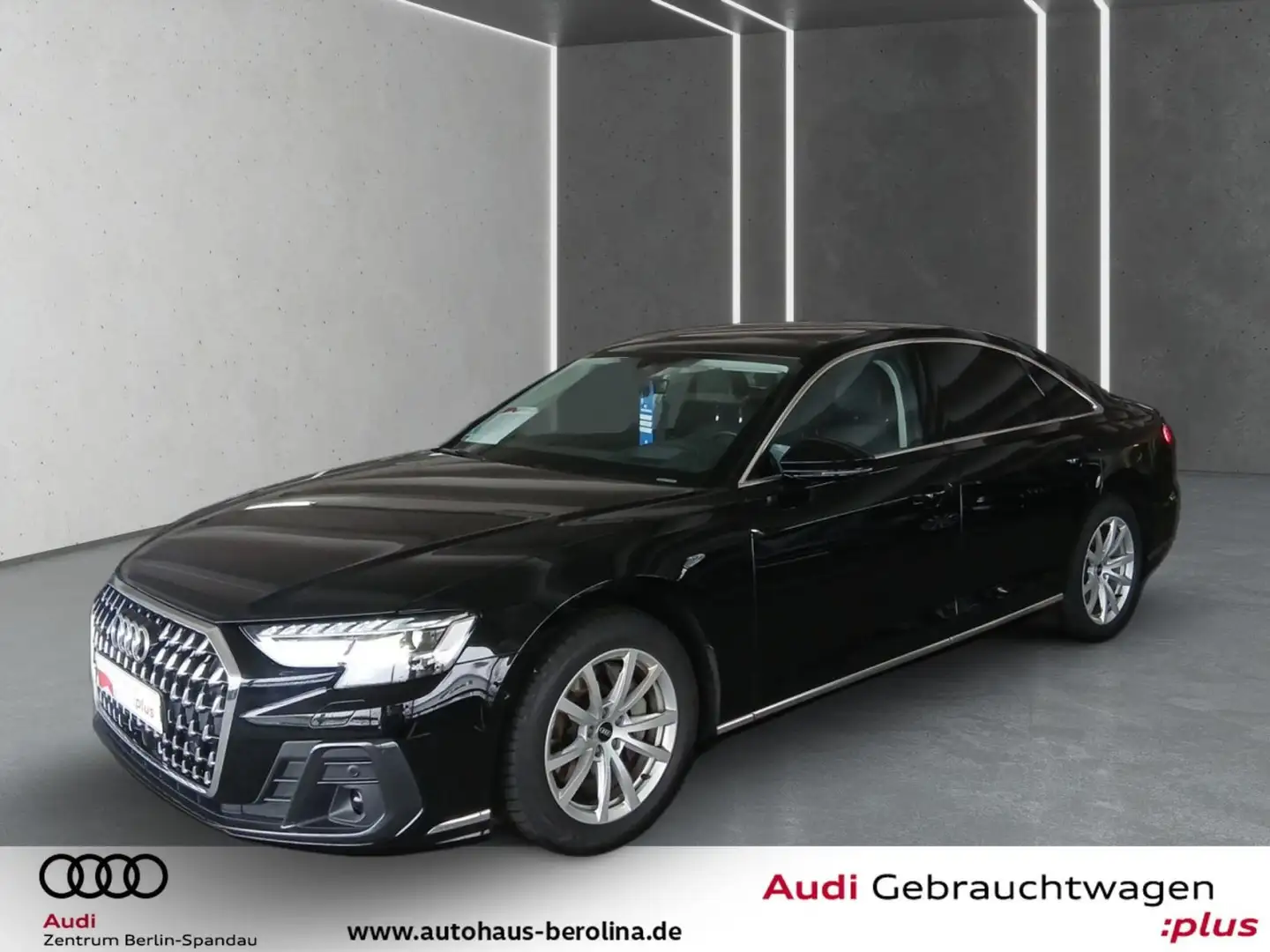 Audi A8 50 TDI qu. tiptronic *PANO*StdHz*HuD*AHK*ACC* Schwarz - 2