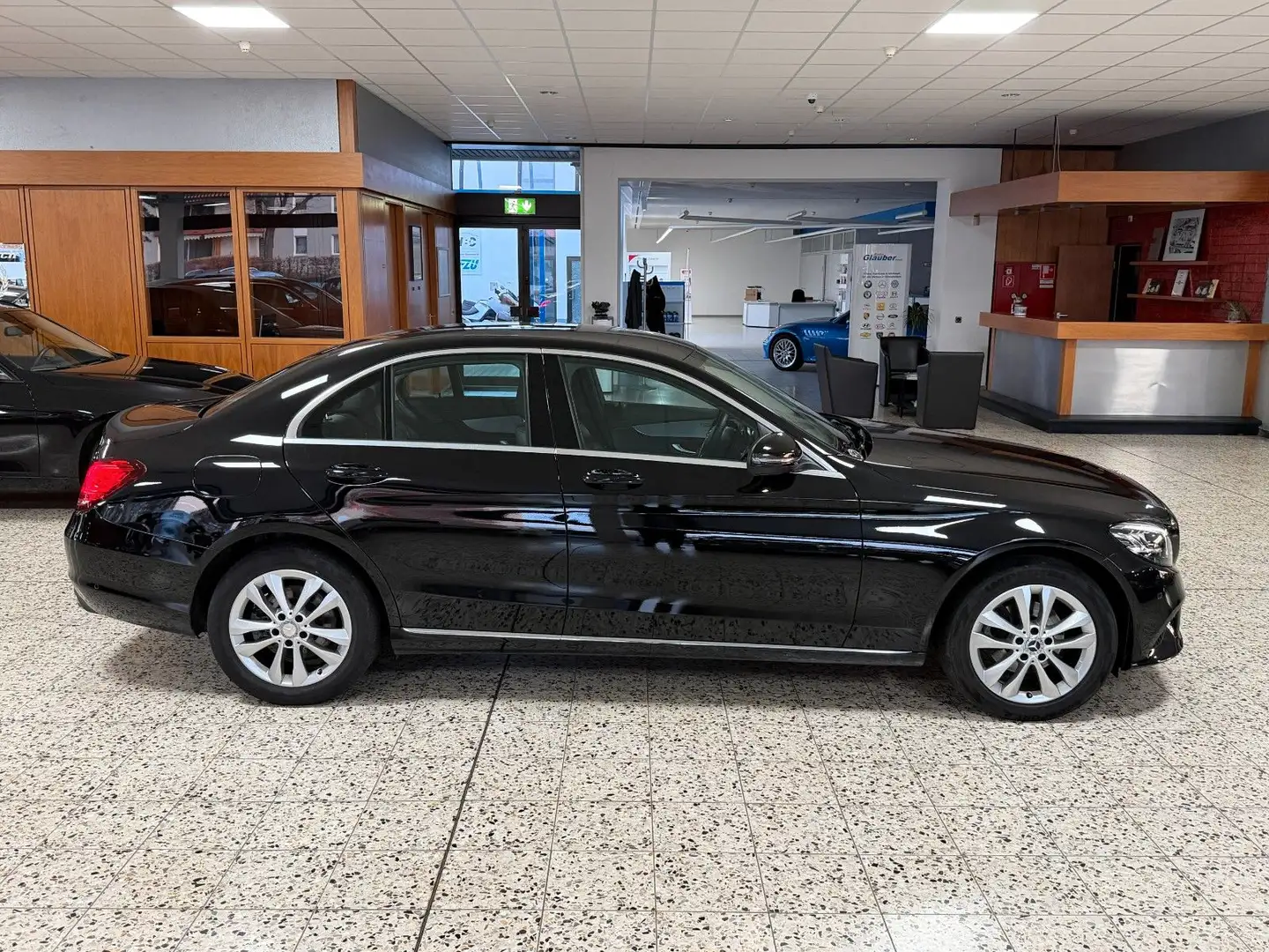 Mercedes-Benz C 180 LED/Navigation/Kamera/Teilleder/SHZ/2.Hand Noir - 2