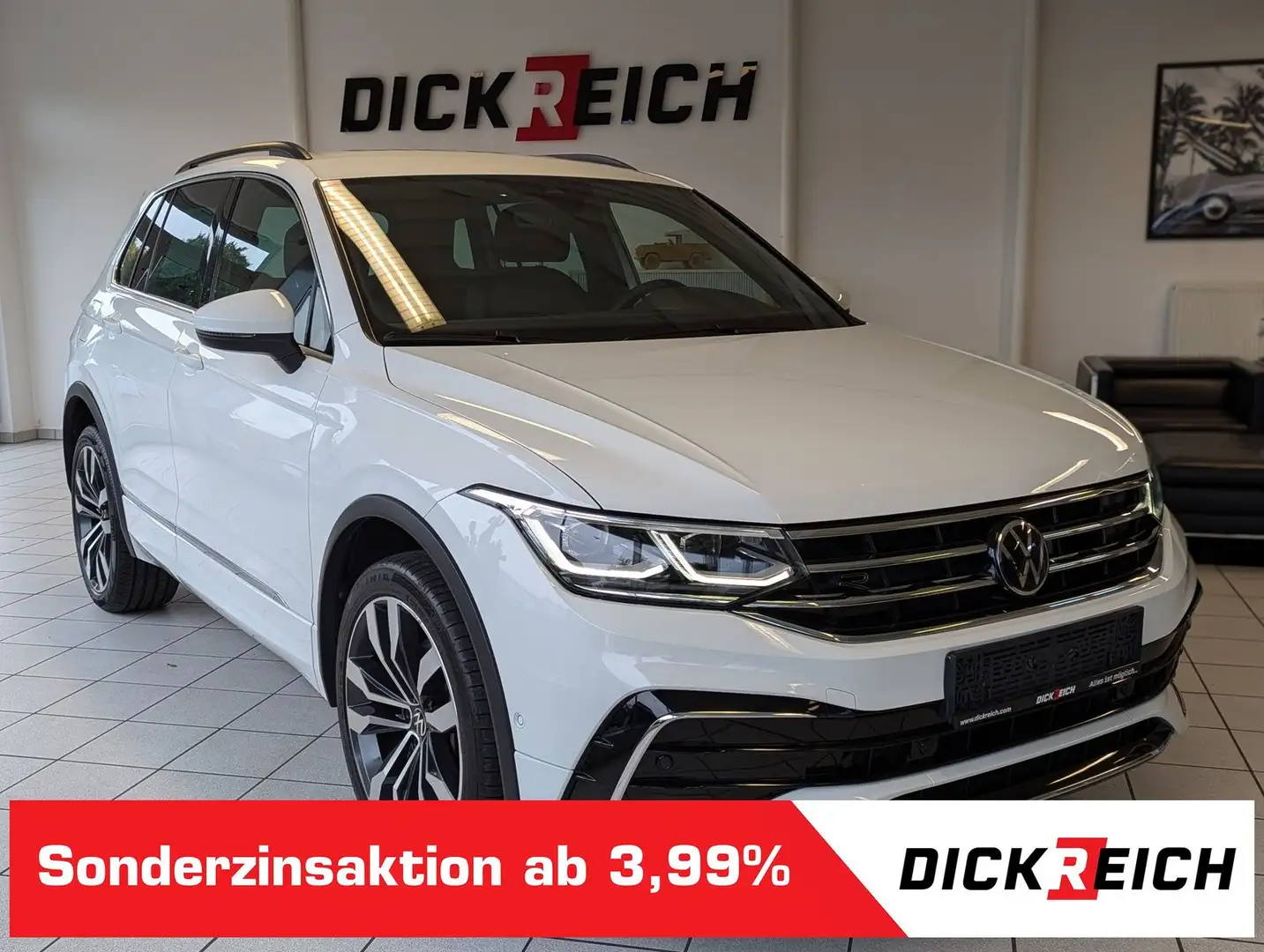 Volkswagen Tiguan R-Line eHybrid Matrix Kamera DCC ACC 20" Weiß - 1