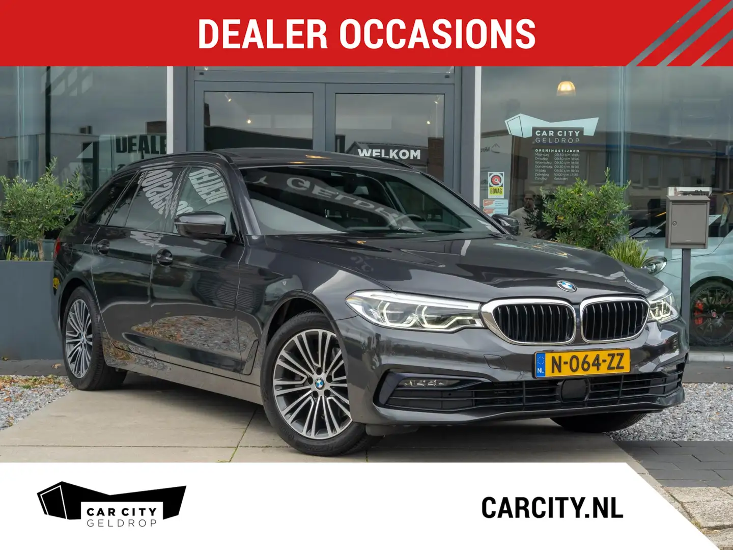 BMW 520 5-serie Touring 520i High Executive / HUD / ACC / Gris - 1