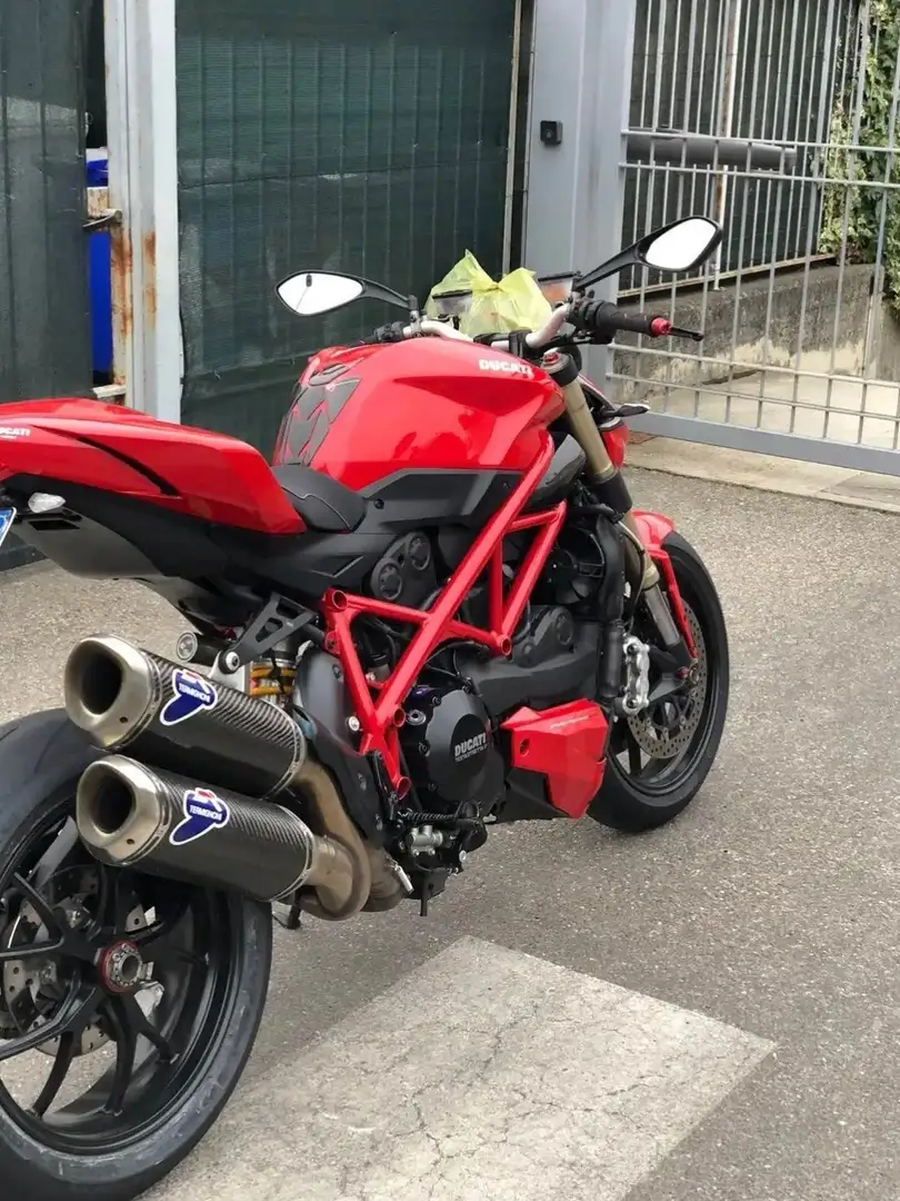 Ducati Streetfighter scarico termignoni Červená - 2