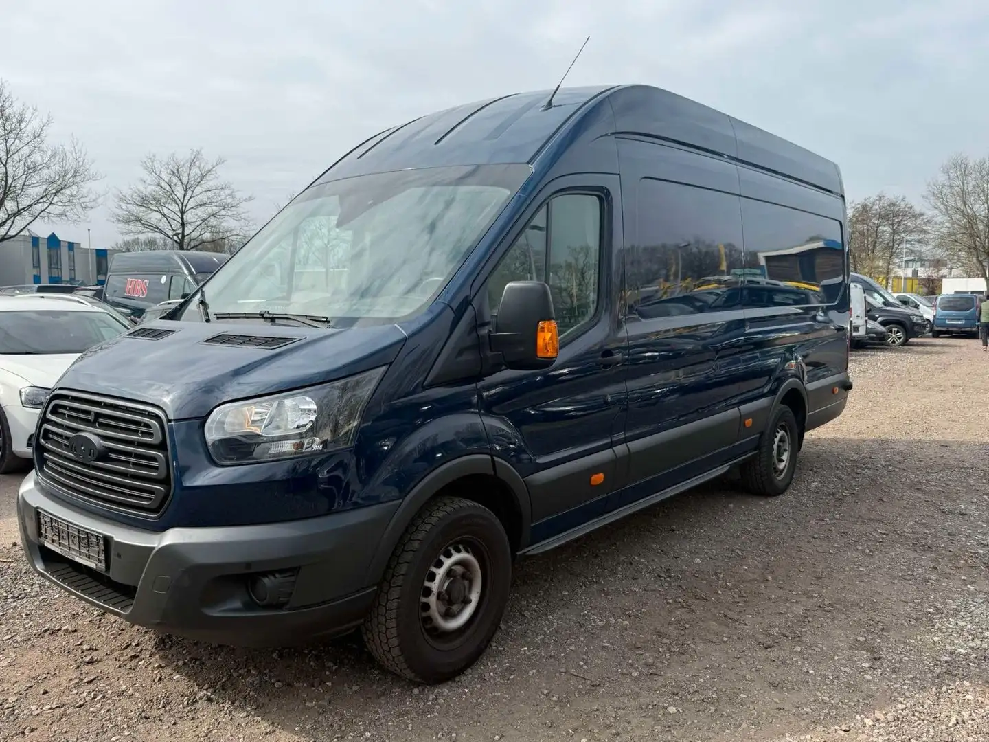 Ford Transit Kasten 350 L4 HUBLADEBUEHNE MAXI Blau - 1