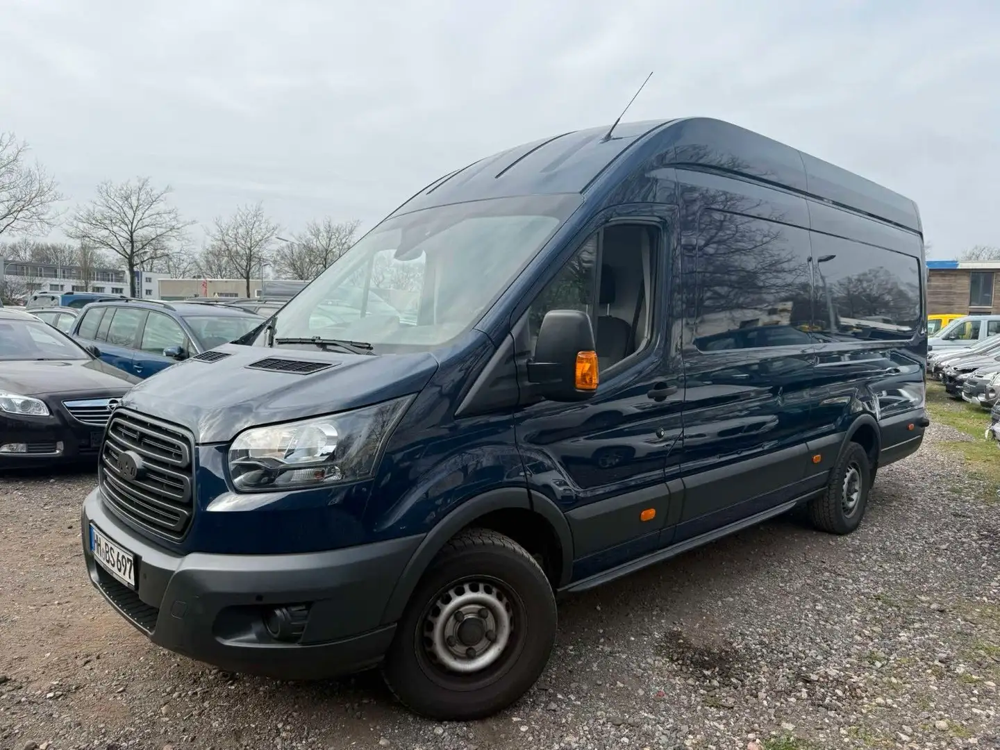 Ford Transit Kasten 350 L4 HUBLADEBUEHNE MAXI Blau - 2