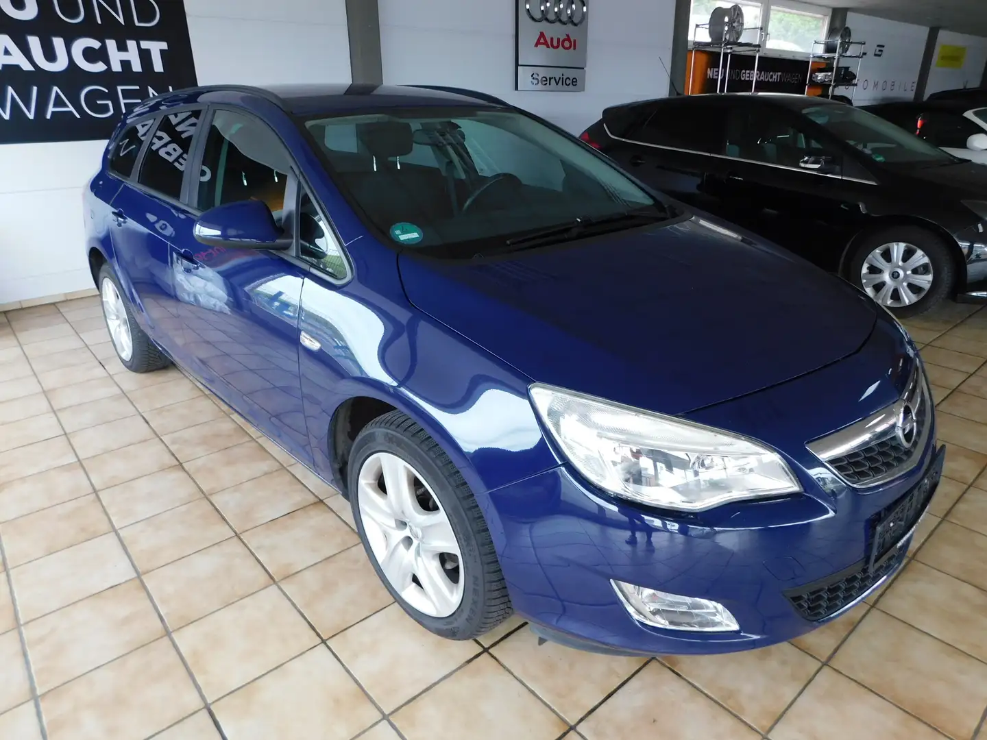 Opel Astra 1.4 Turbo Sports Tourer Design Edition/KLIMA/PDC Blau - 1