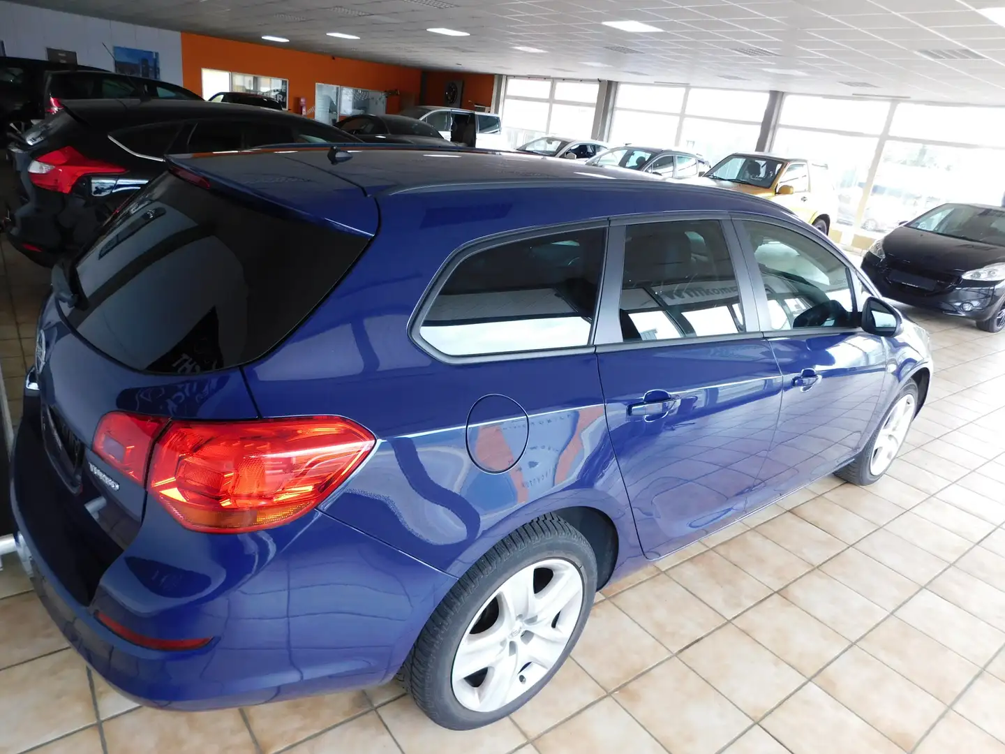 Opel Astra 1.4 Turbo Sports Tourer Design Edition/KLIMA/PDC Blau - 2