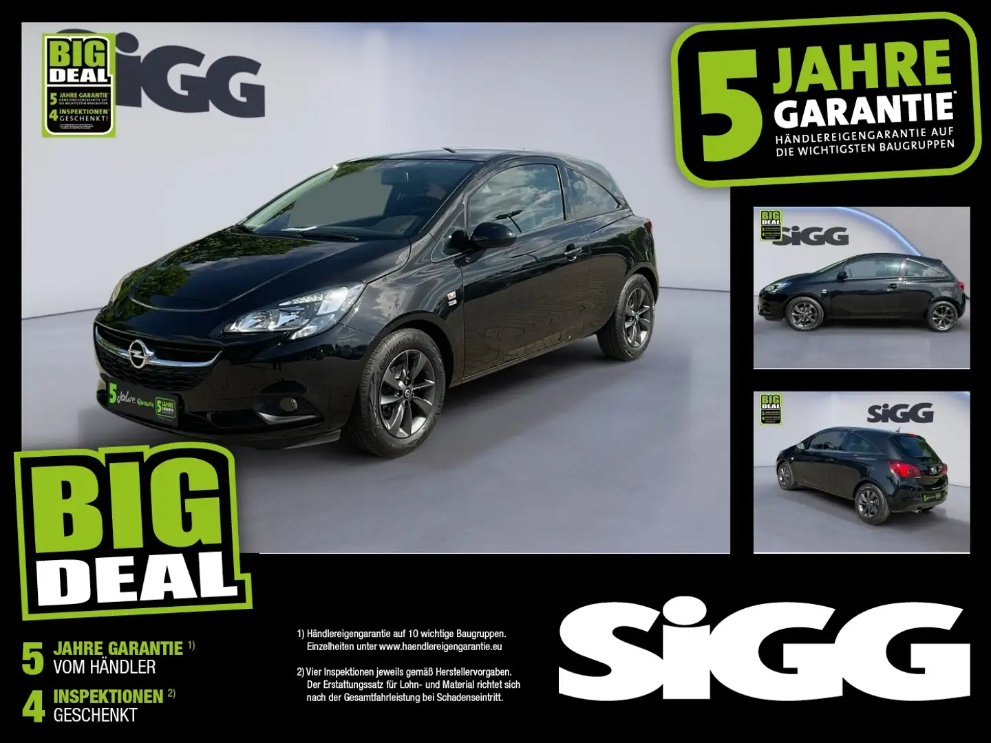 Opel Corsa E ''120 Jahre'' Android Apple PDC Sitzheizung Negro - 1