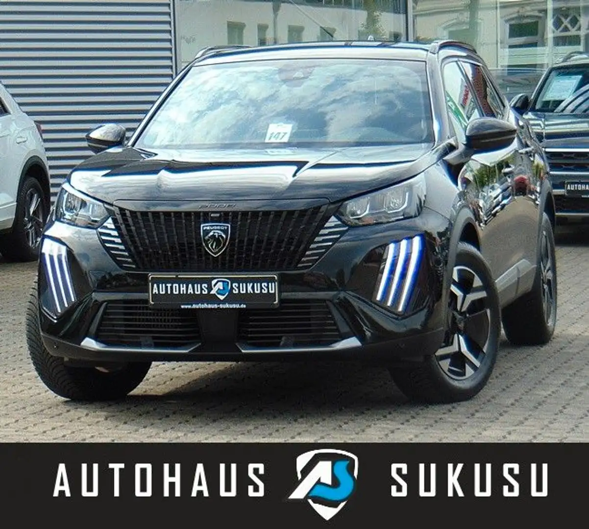 Peugeot 2008 PureTech 130 Allure EAT8 Schwarz - 1