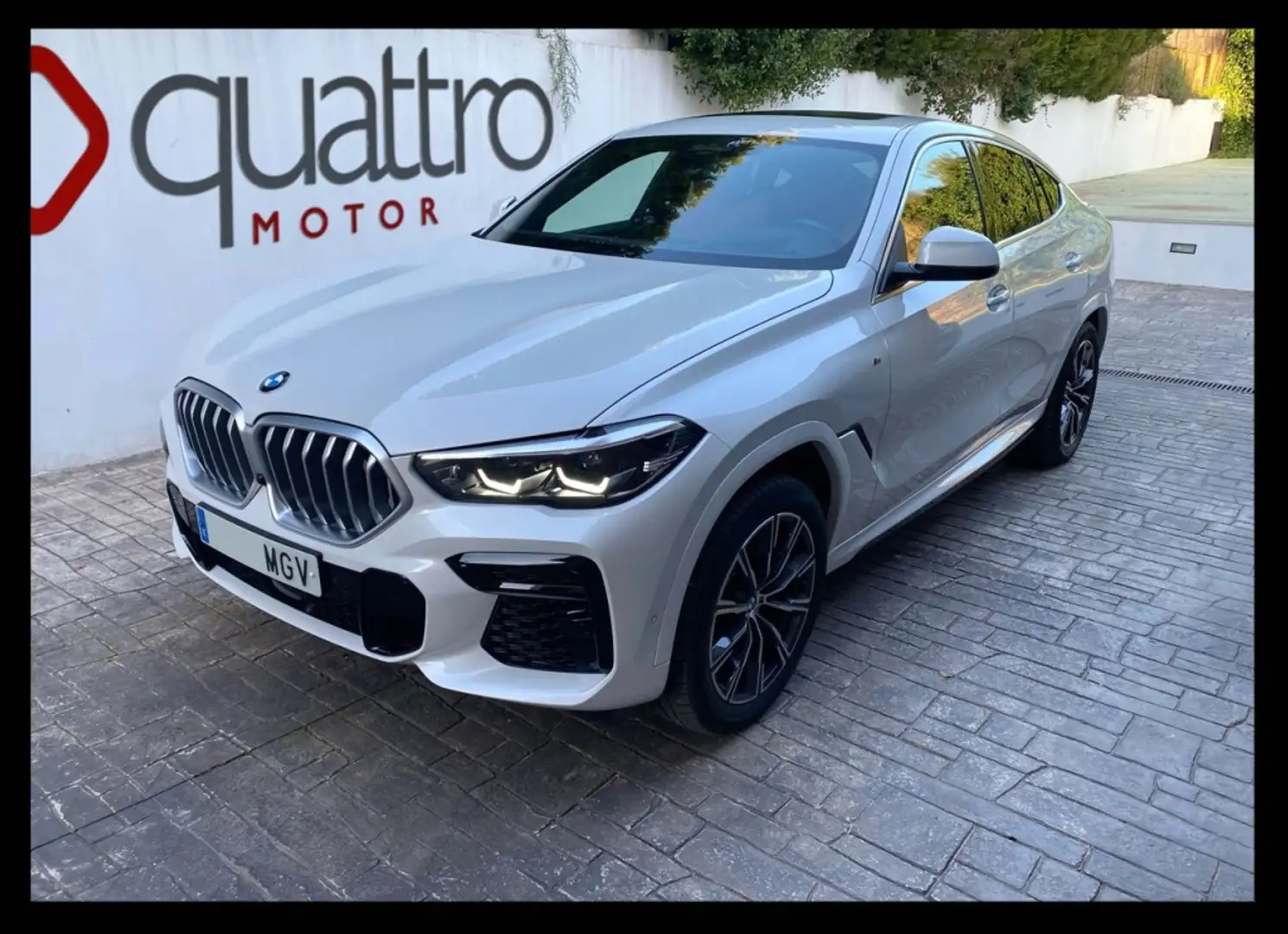 BMW X6 xDrive 40dA Blanc - 2