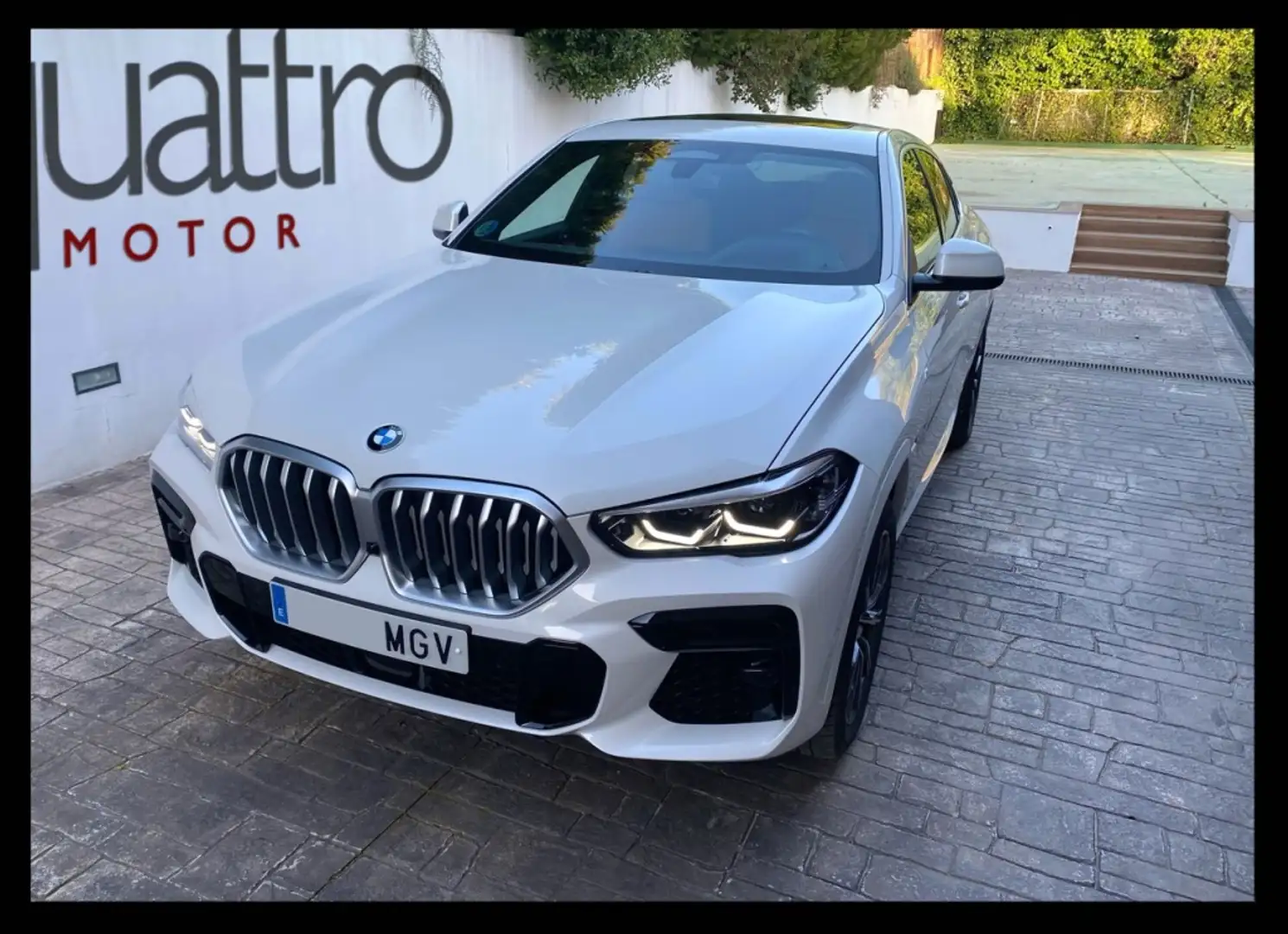 BMW X6 xDrive 40dA Blanc - 1