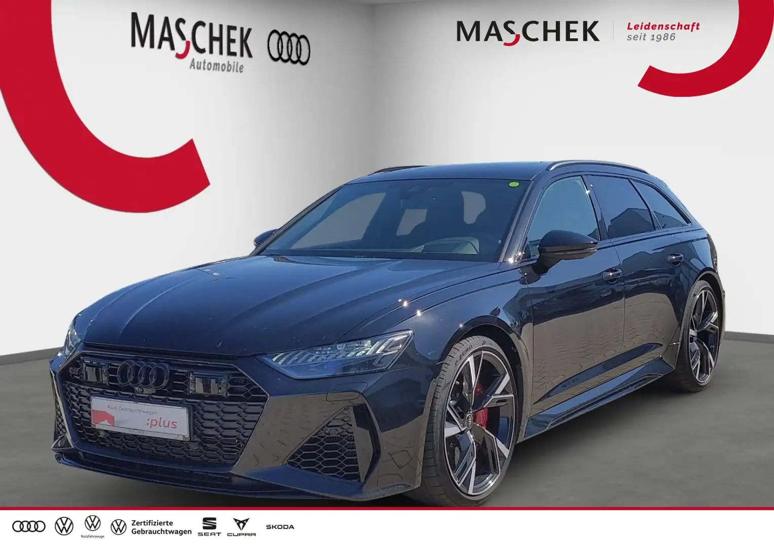 Audi RS6 Avant AHK Black Pano Keramik Sitzlüft RS-AGA Laser Schwarz - 1