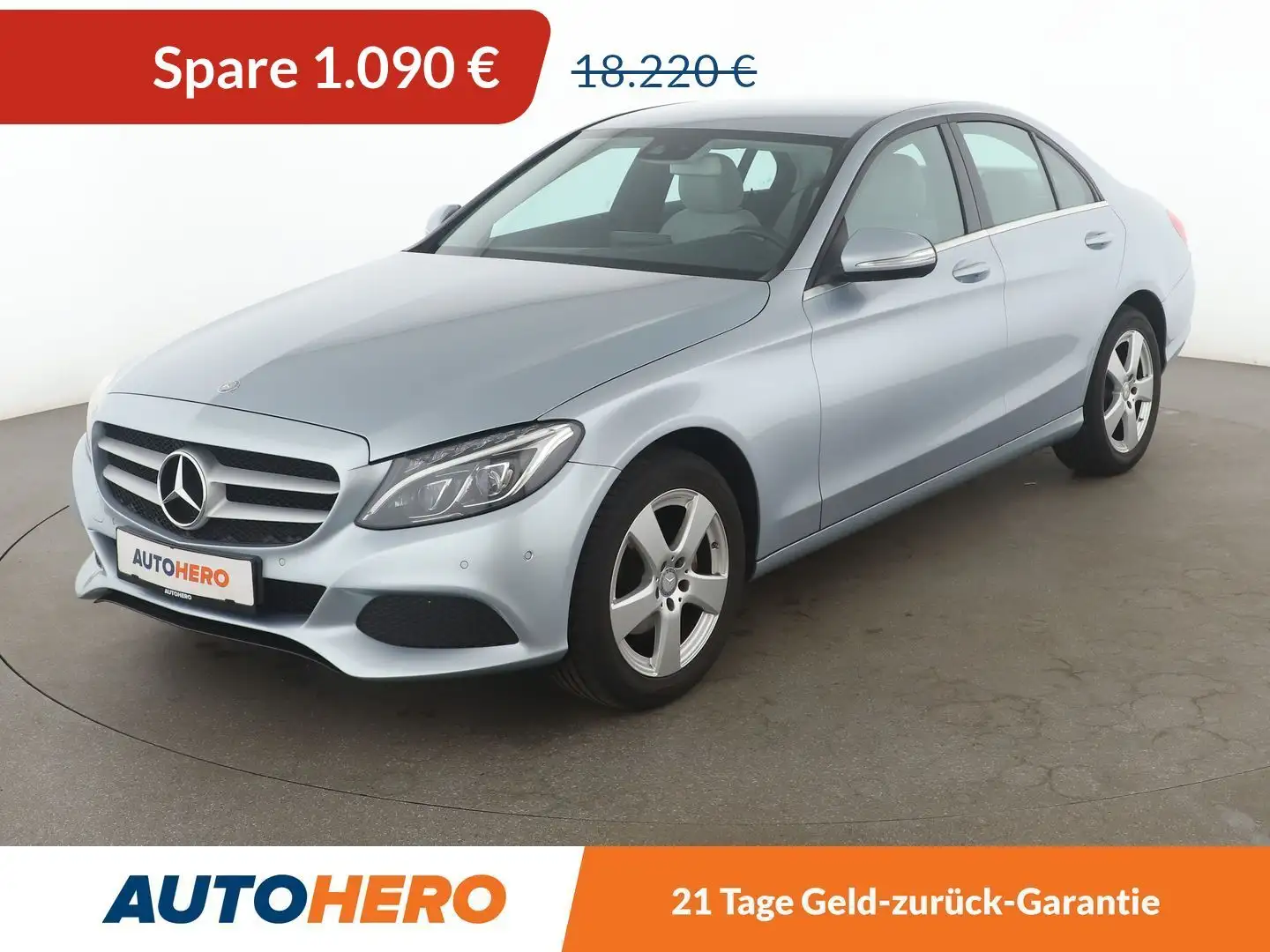 Mercedes-Benz C 180 CGI Aut.*LED*NAVI*TEMPO*PDC*SHZ*KLIMA*GARANTIE* Silber - 1