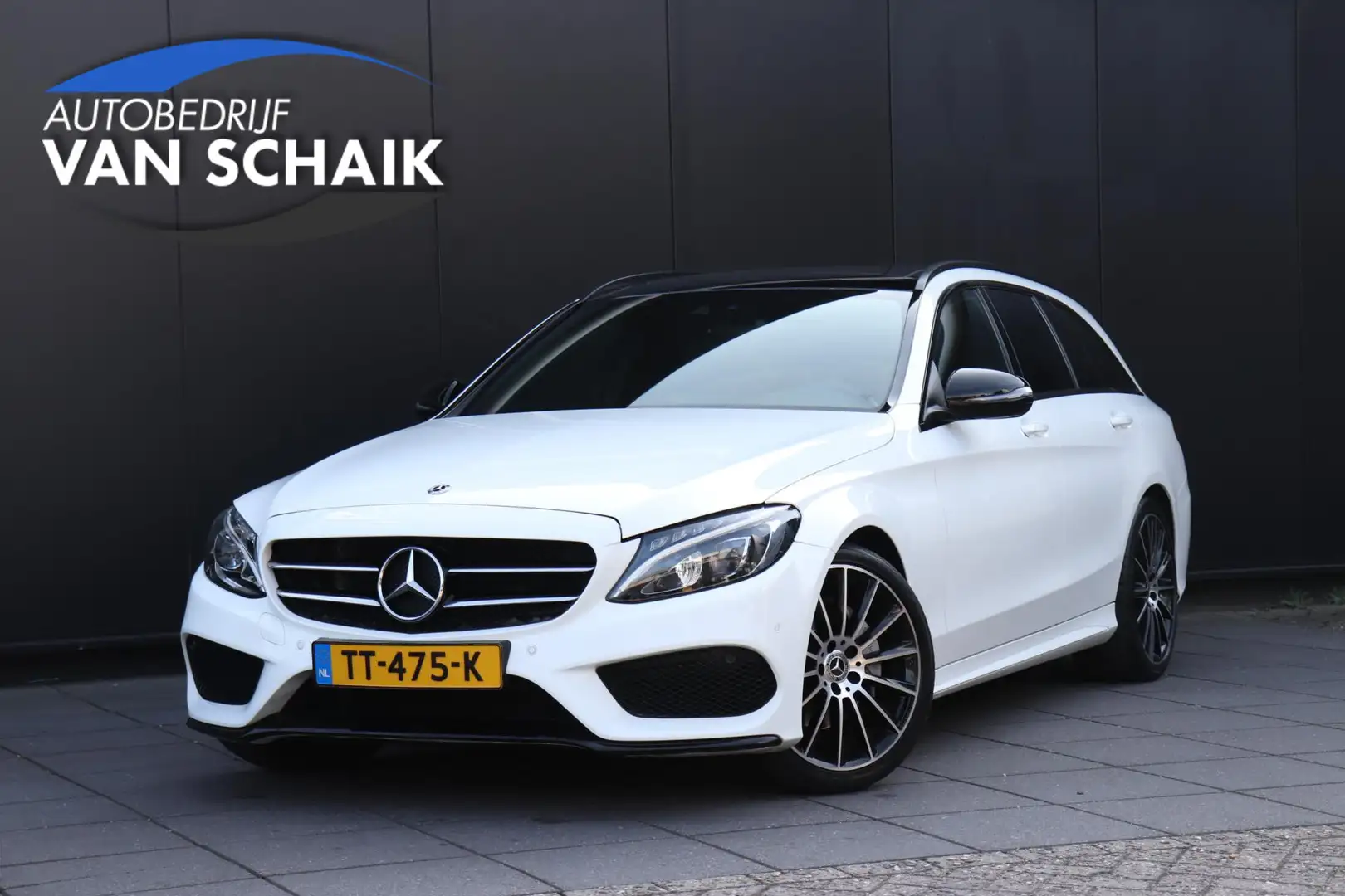Mercedes-Benz C 180 Estate Premium Plus | AMG LINE | LEDER | STOELVERW Wit - 1