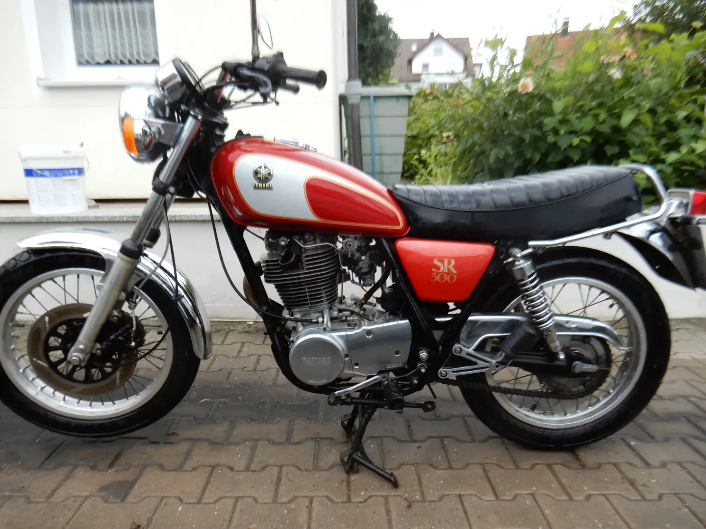 Yamaha SR 500 48T Rouge - 1