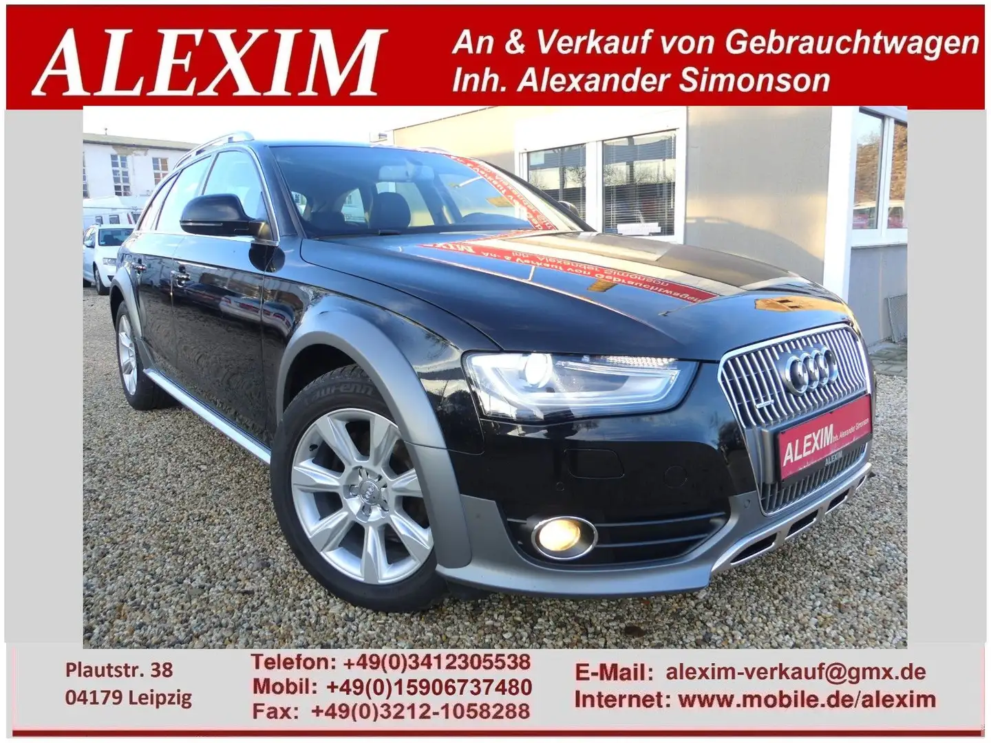 Audi A4 allroad quattro 2.0 TDI/Leder/Alcantara/Xenon Schwarz - 1