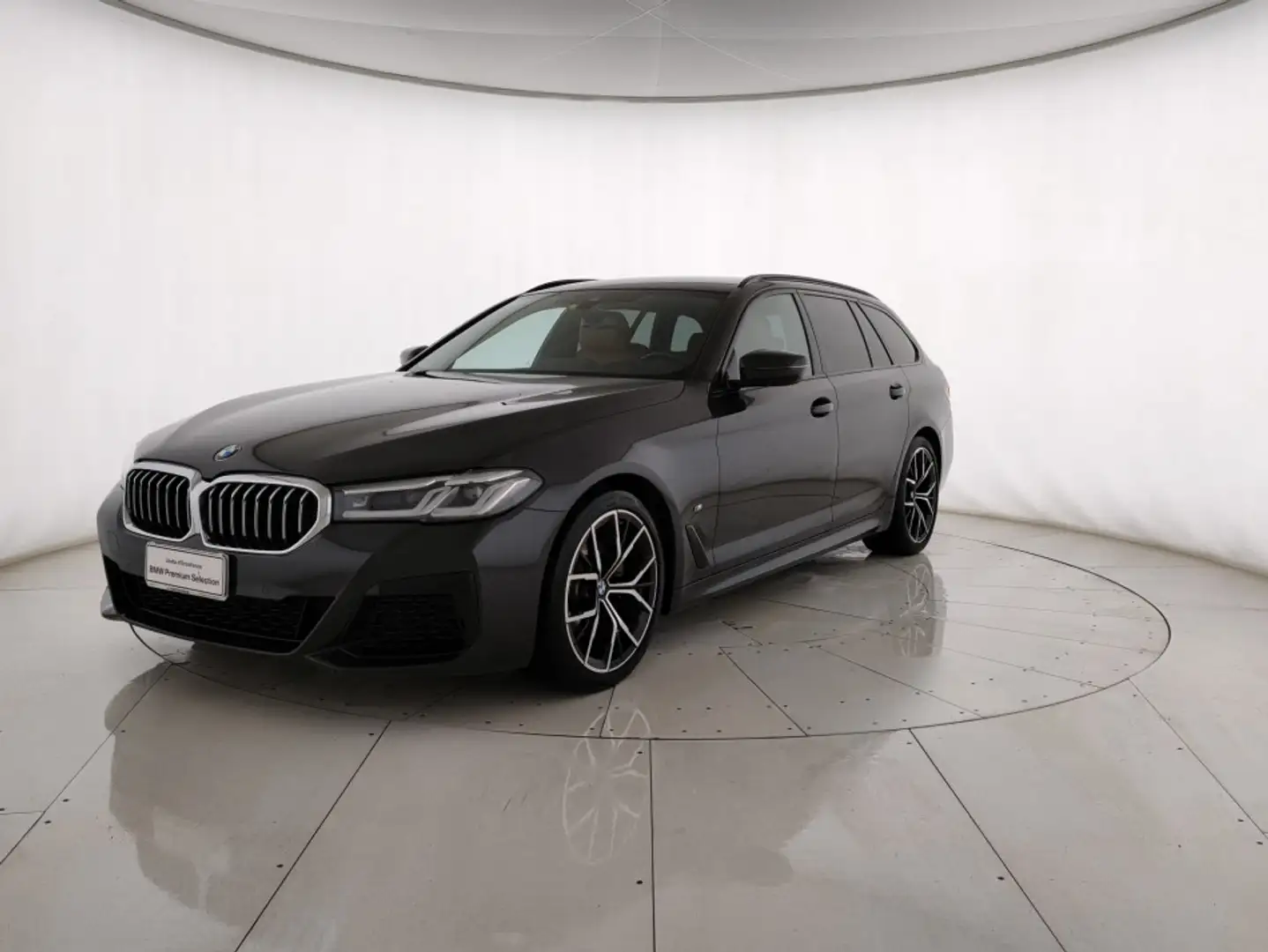 BMW 520 520d Touring mhev 48V Msport auto Grigio - 1