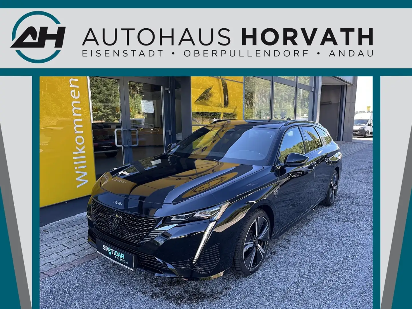 Peugeot 308 SW BlueHDi 130 EAT8 GT!MATRIXLED,NAVI,KAMERA,FO... Noir - 1