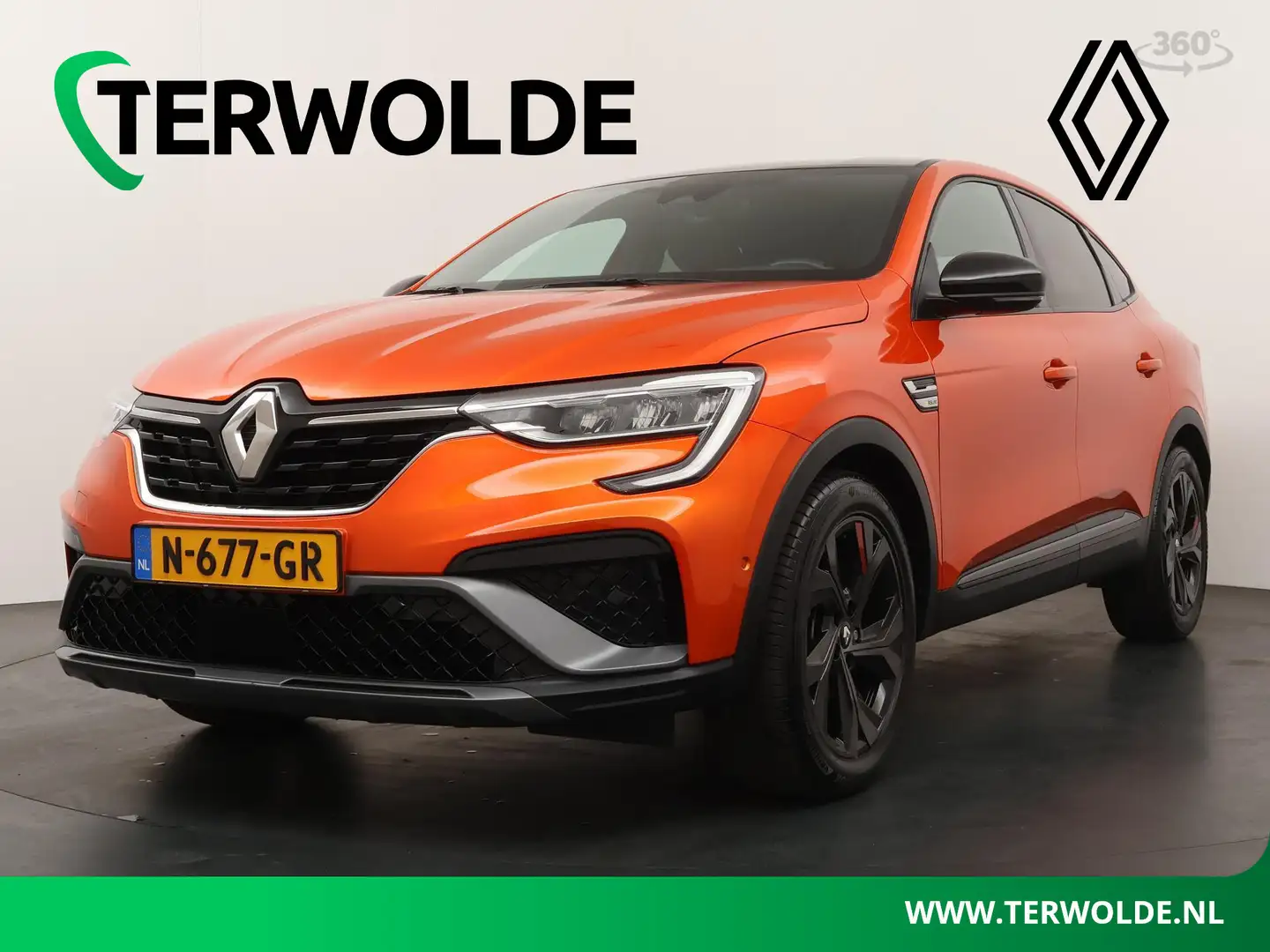 Renault Arkana 1.6 E-Tech Hybrid 145 R.S. Line | trekhaak | Arancione - 1