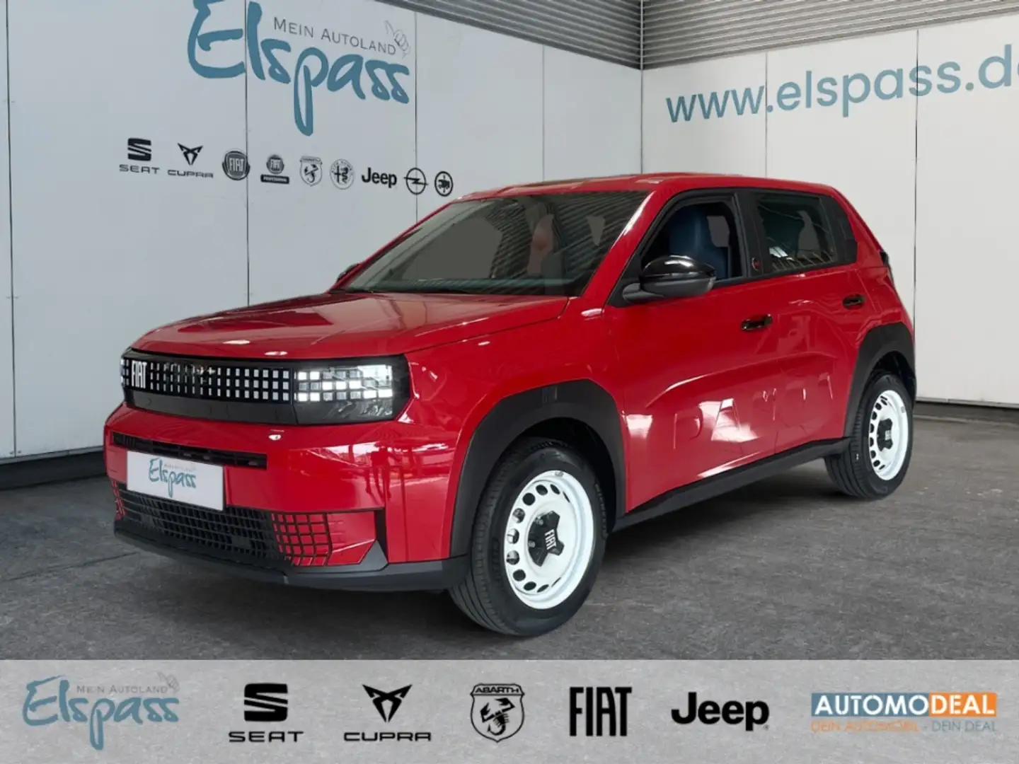 Fiat Grande Panda Elektro 83 kW Red PIXEL LED KLIMA PDC TEMPOMAT Rouge - 1