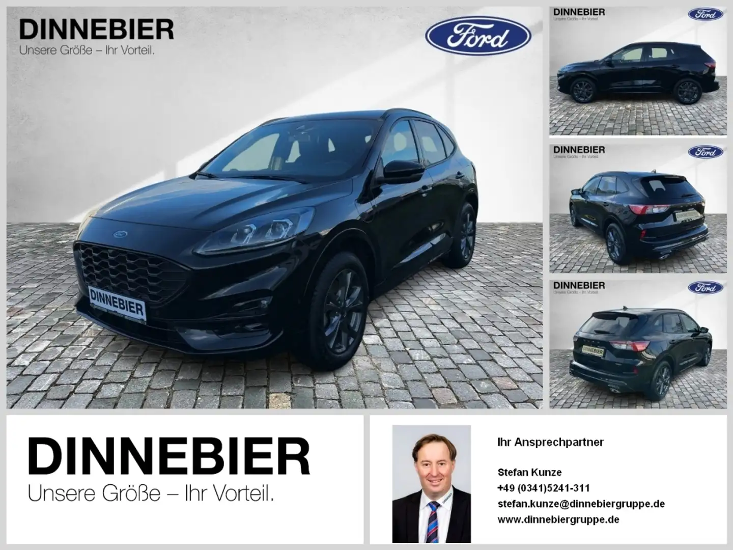 Ford Kuga ST-Line X LED+AHK+Kamera+Winterpaket Noir - 1