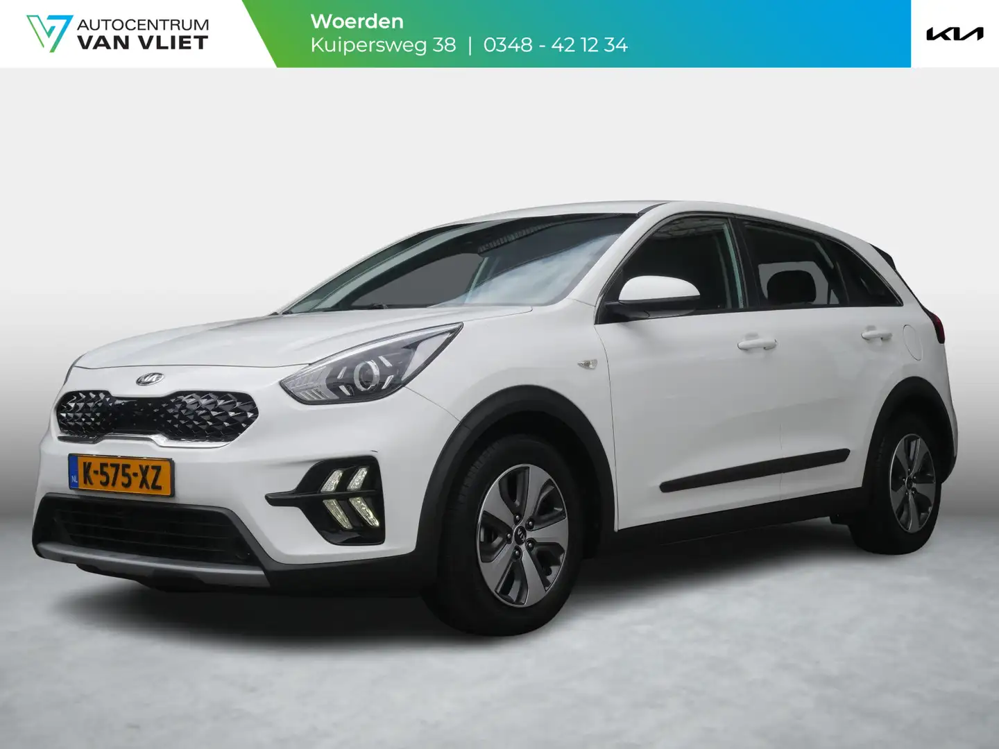 Kia Niro 1.6 GDi Hybrid ComfortLine | Trekhaak | Carplay | Wit - 1