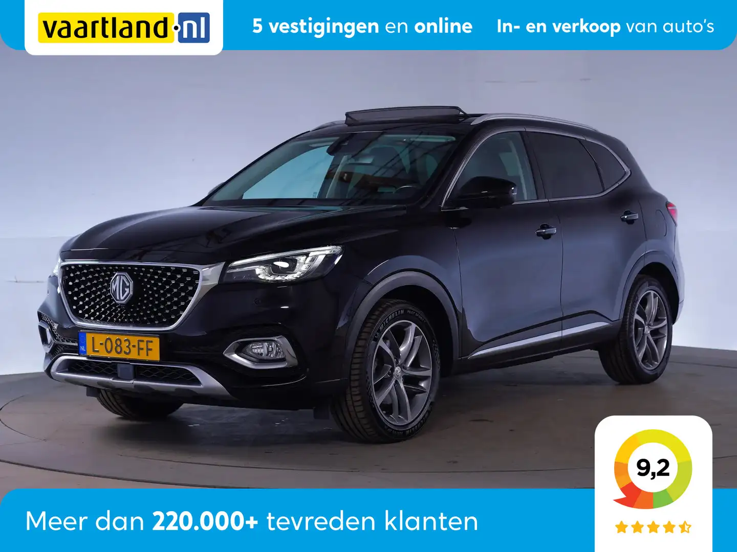 MG EHS 1.5 TGDI PHEV Luxury [ Panorama Leder Navi 360°cam Zwart - 1