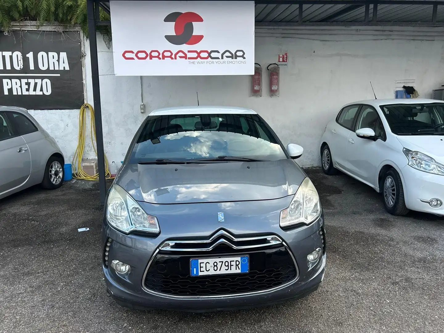 Citroen DS3 DS3 1.6 DIESEL JUST BLACK 92cv Grigio - 2