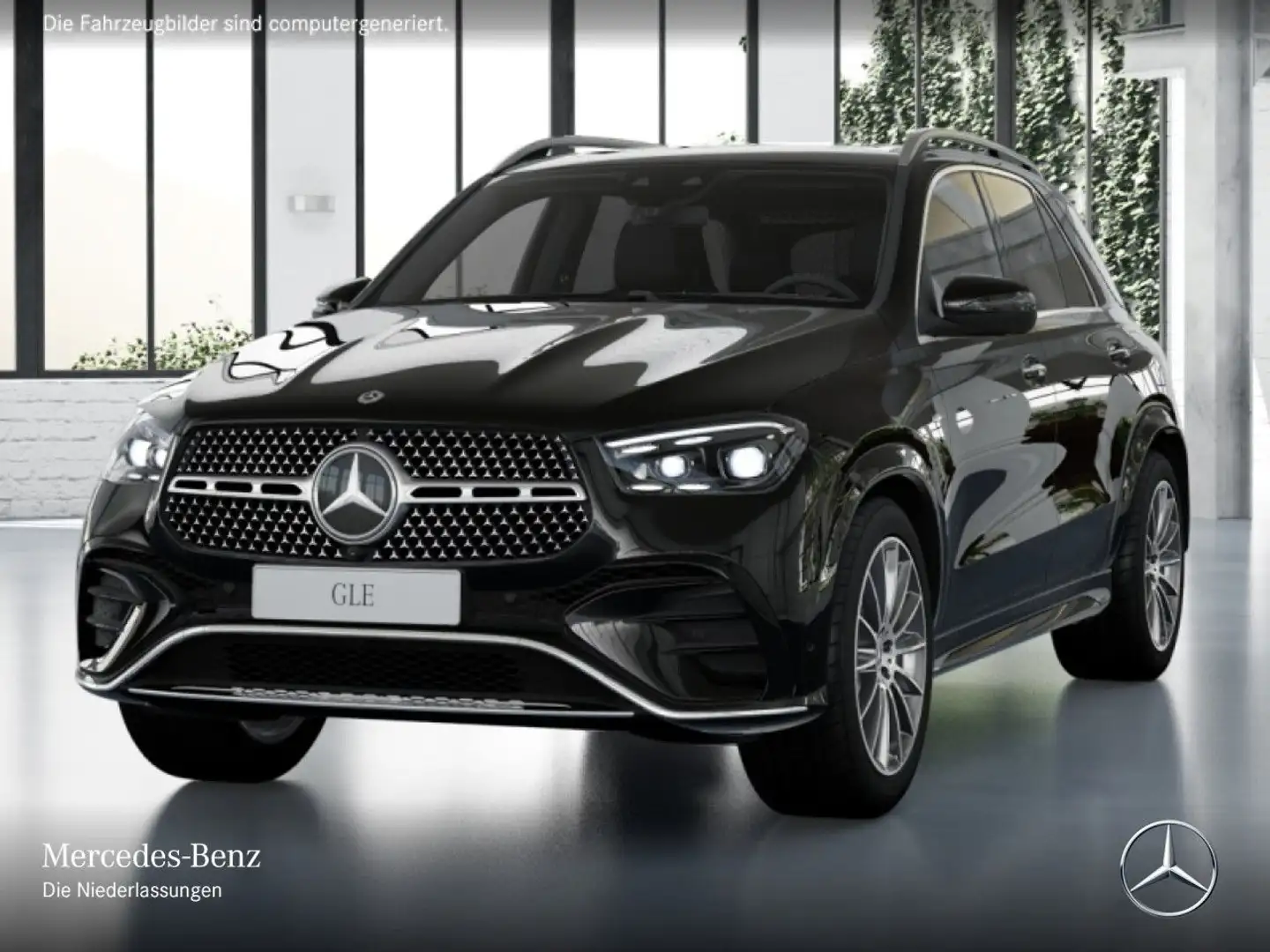 Mercedes-Benz GLE 350 de 4M AMG+PANO+360+AHK+MULTIBEAM+21"+SPUR Noir - 2