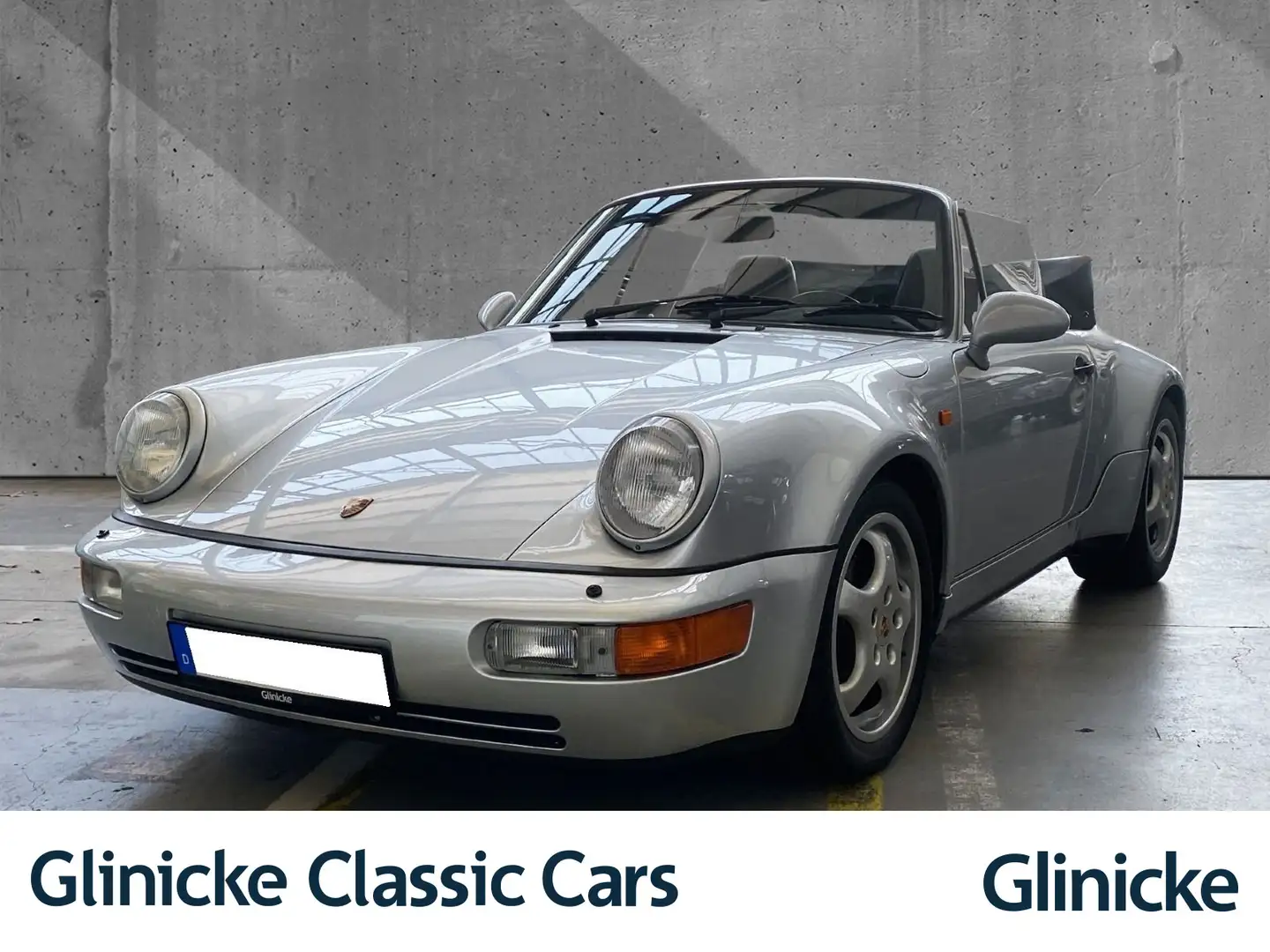 Porsche 964 Carrera 2 Cabriolet - Werks-Turbo-Look - WTL Argent - 1