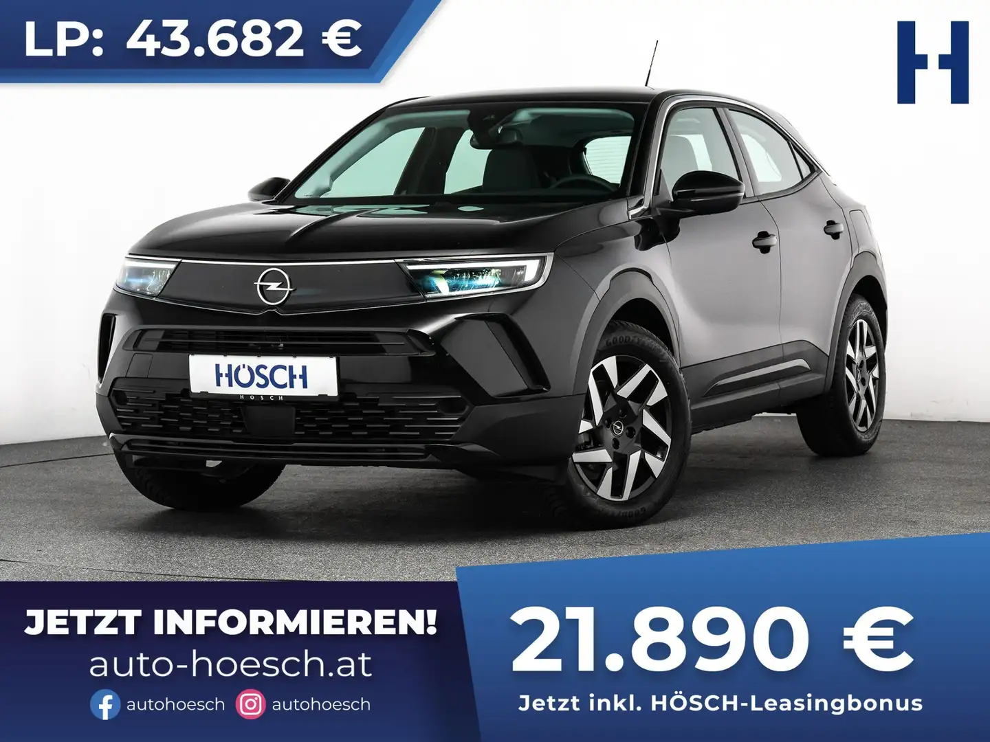 Opel Mokka-E Elegance EXTRAS MEGADEAL -50% Schwarz - 1