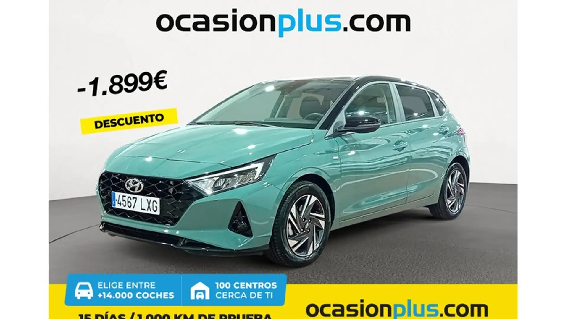 Hyundai i20 1.0 TGDI Tecno 2C 48V DT 100 Azul - 1
