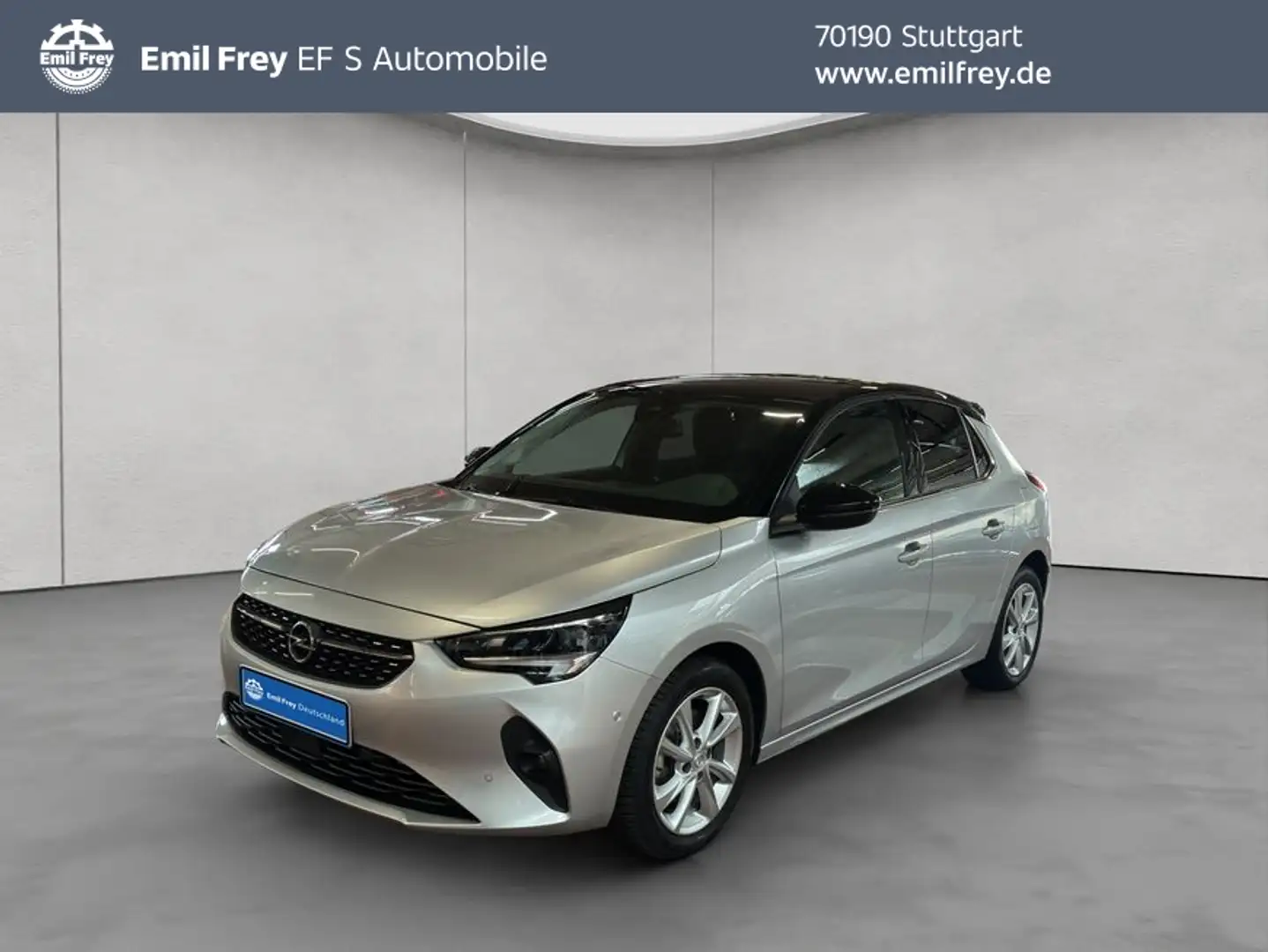 Opel Corsa 1.2 Direct Turbo Automatik Elegance Zilver - 1