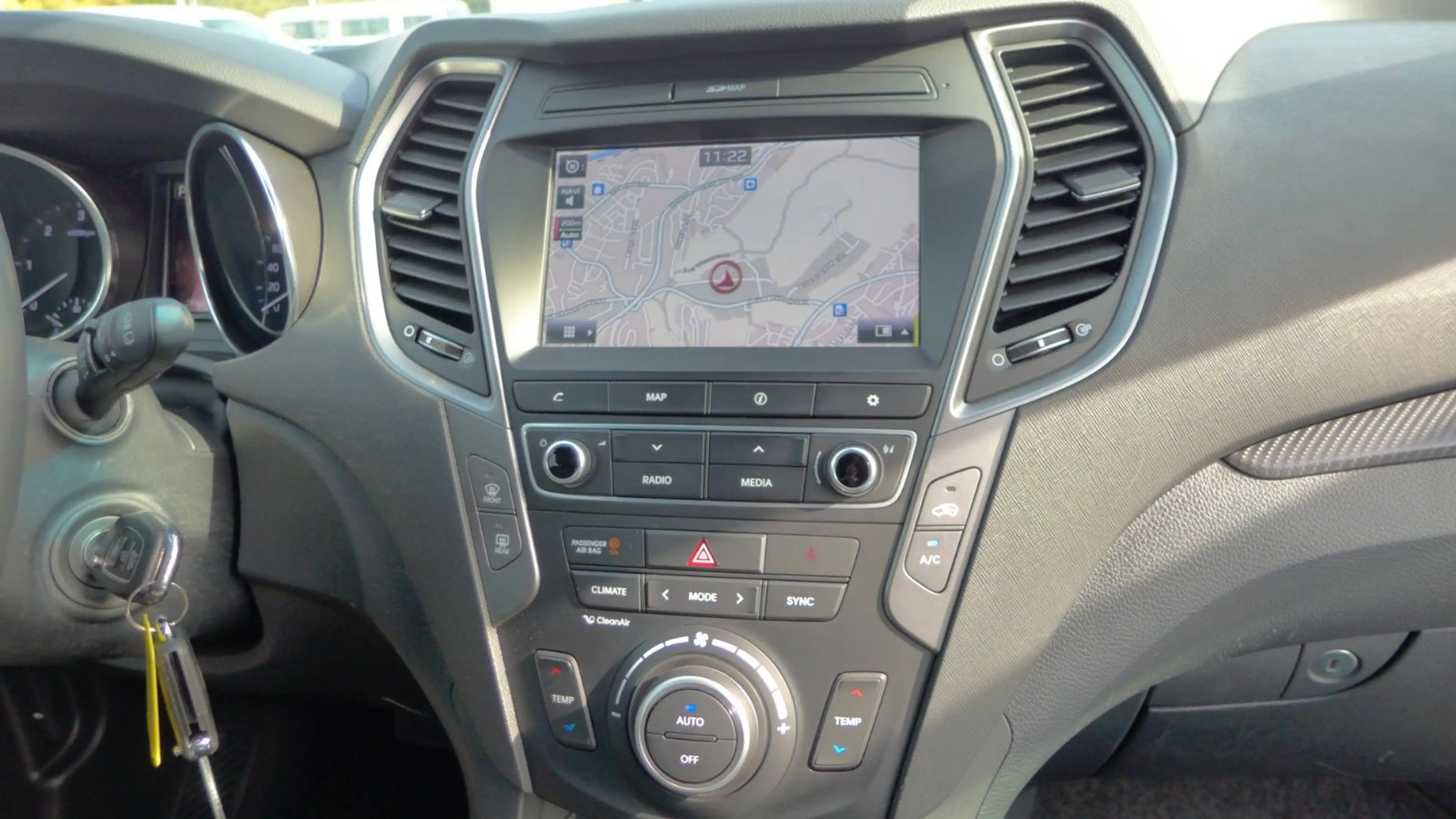 Hyundai SANTA FE blue Style 4WD AUT-NAVI-XENON-LEDER-RÜC — photo 3