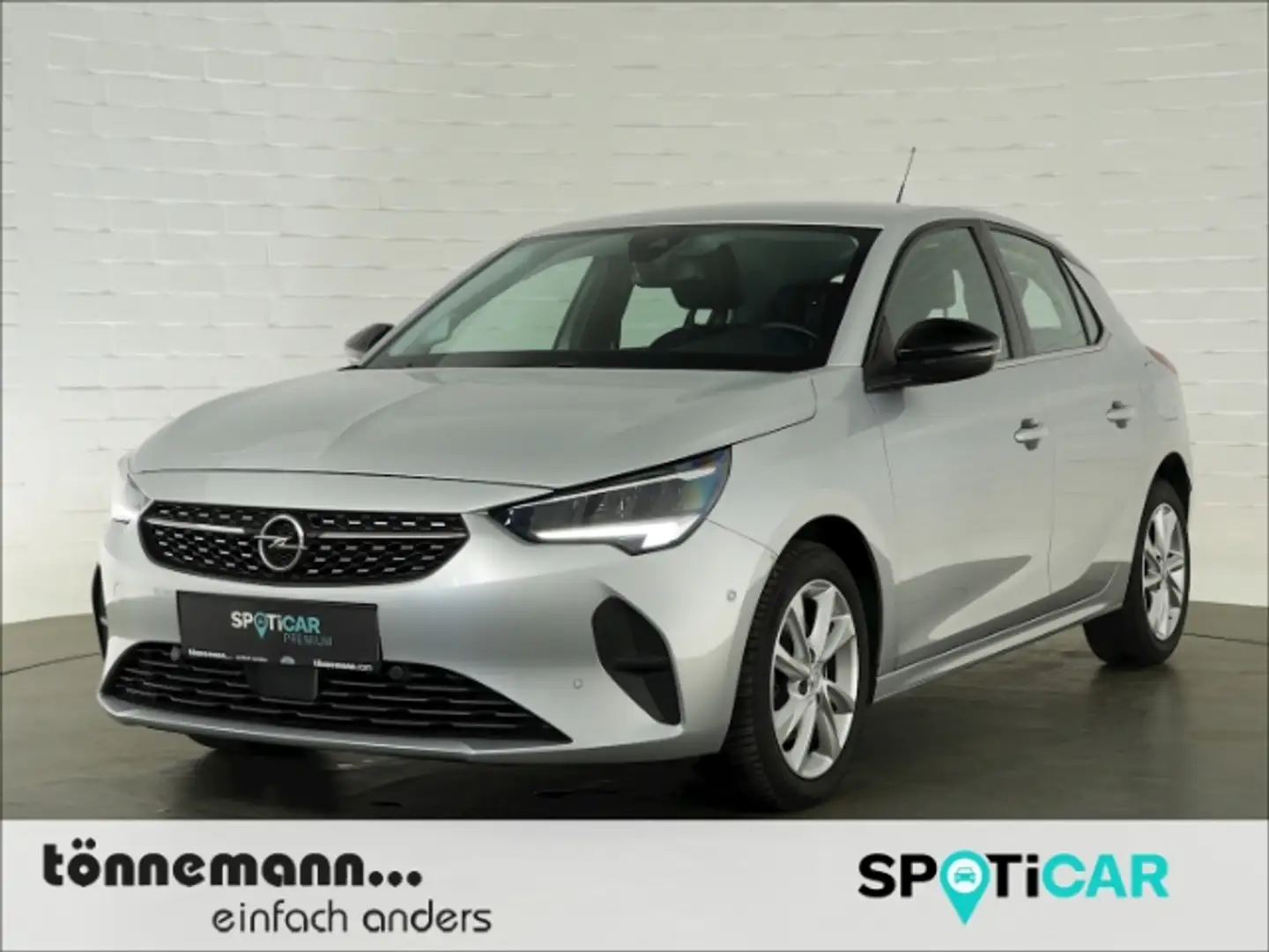 Opel Corsa F ELEGANCE+LED LICHT+NAVI+SITZ-/LENKRADHEIZUNG+PAR Silber - 1