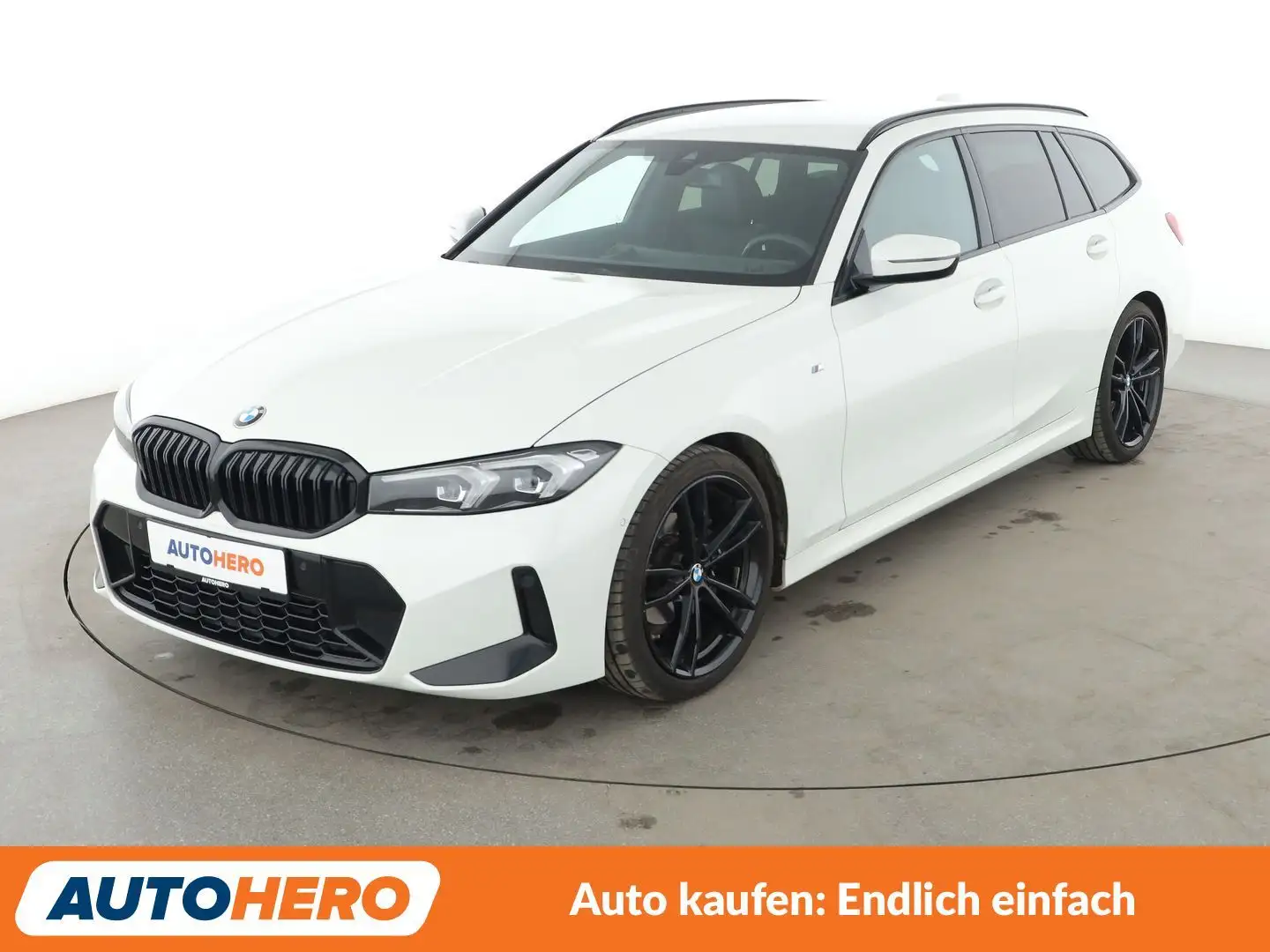 BMW 318d Mild-Hybrid M Sport Aut.*NAVI*LED*TEMPO*CAM* Blanc - 1